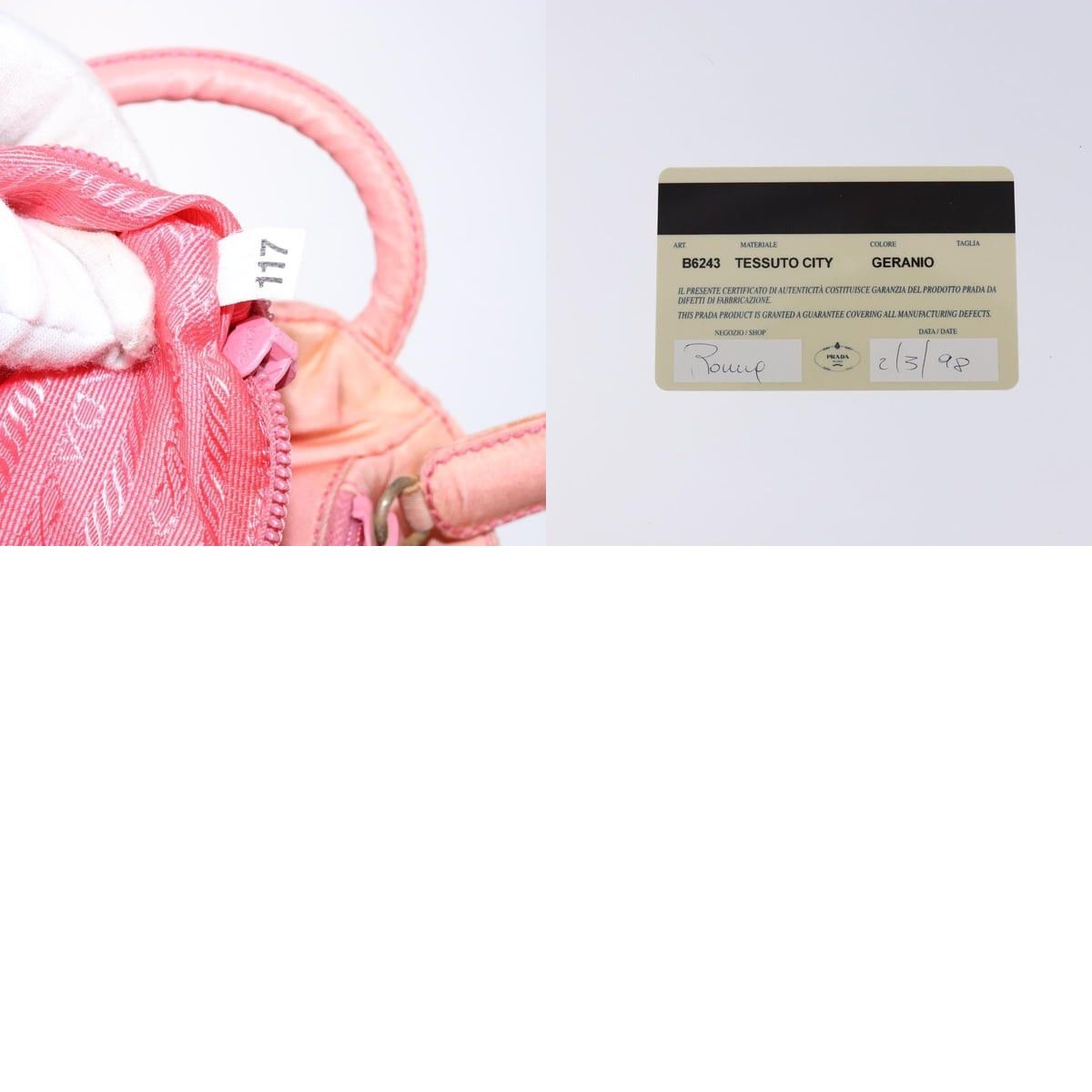 Prada PRADA Tote Bag Nylon Pink Gold Size ONE SIZE - 13 Thumbnail