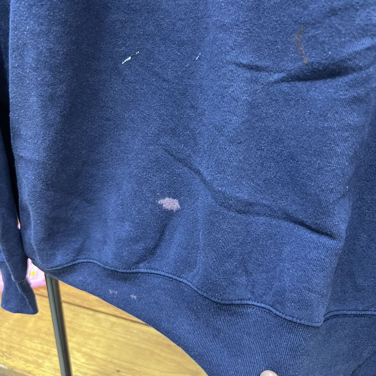 Vintage VINTAGE 90'S NAVY MILITARY Oversized CREWNECK Size US XL / EU 56 / 4 - 3 Thumbnail