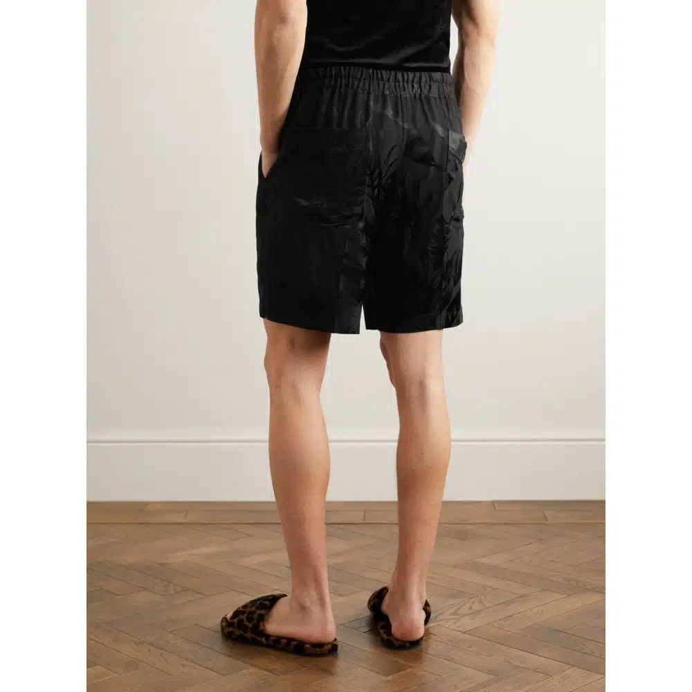 Tom Ford o1loc1c1124 SSC001 Peony Jacquard Short in Black Size US 32 / EU 48 - 3 Thumbnail