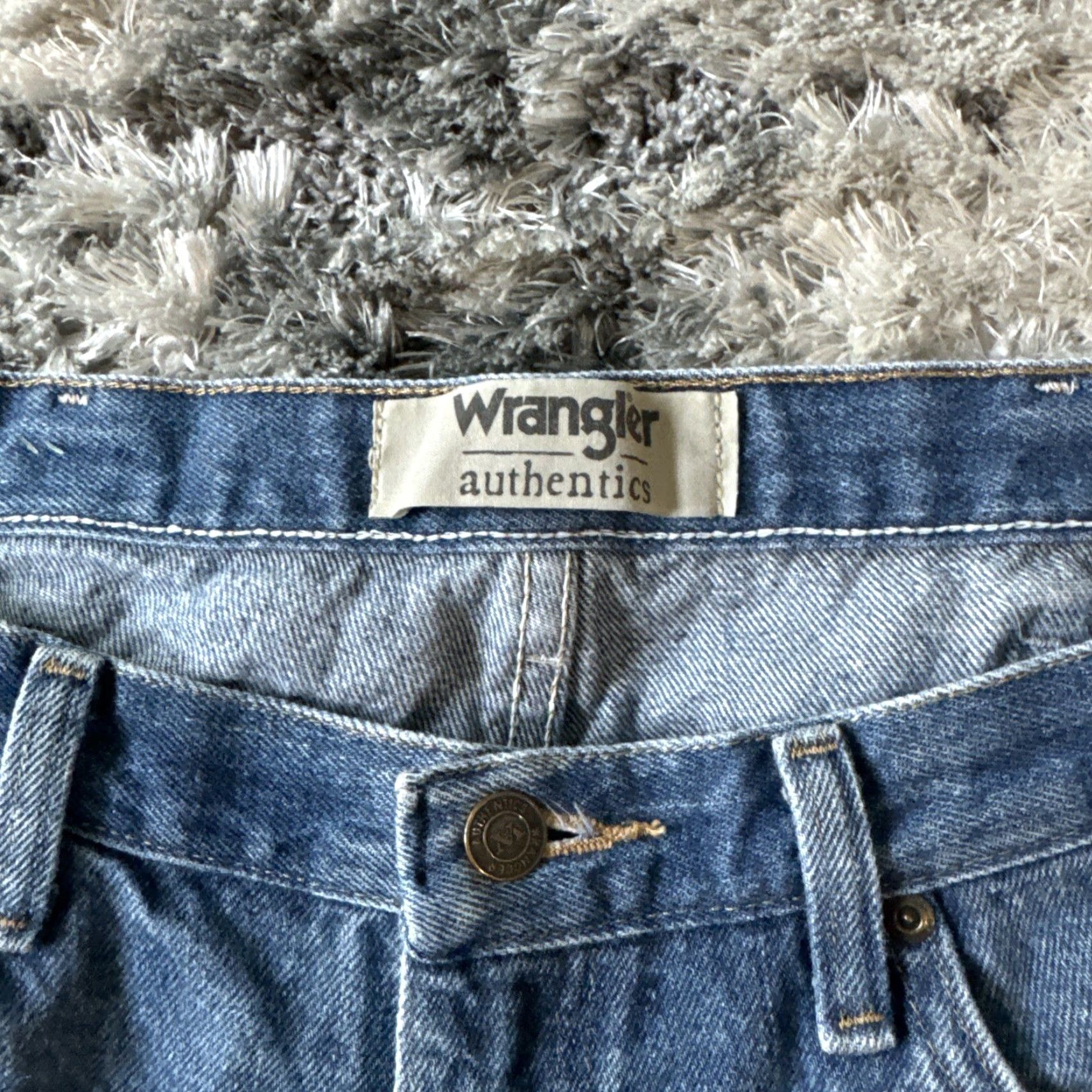 Wrangler VINTAGE Wrangler Denim Shorts Jorts 38 Men Light Wash Blue Cargo Denim Authentics Y2K Size US 38 / EU 54 - 6 Thumbnail