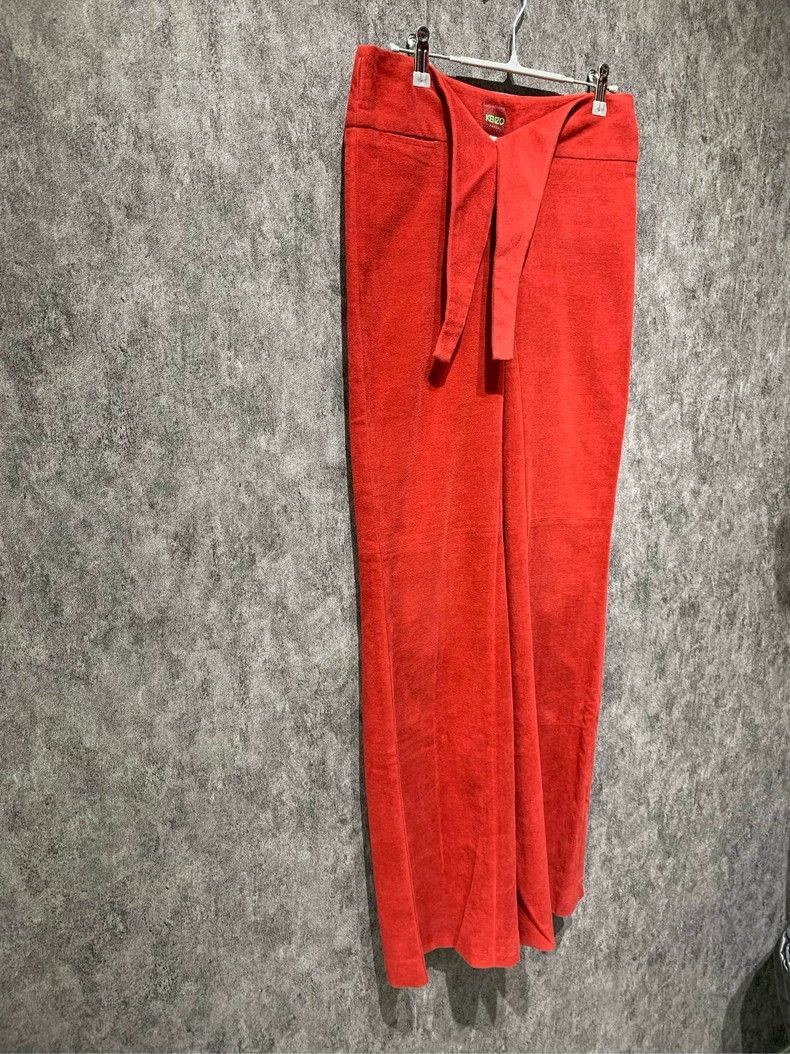 Kenzo Kenzo Red Casual Pants Size 36-2506 Size 35" - 3 Thumbnail