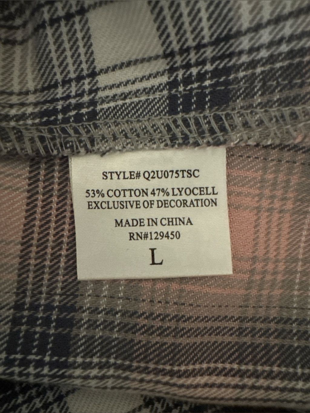 Vintage Vintage Threads Flannel Embroidered Blouse- Large #57 Size L / US 10 / IT 46 - 4 Thumbnail