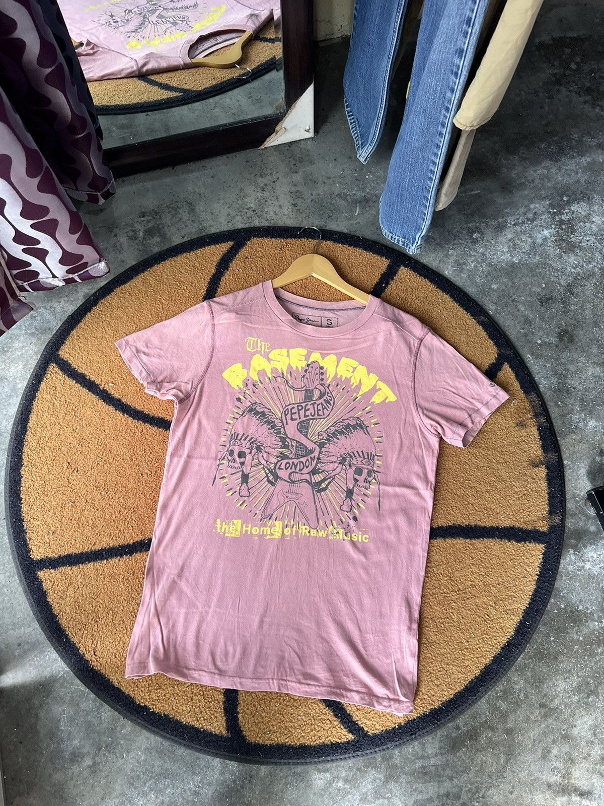 Pepe Jeans 🔥Pepe Jeans The Home of Raw Music Tee Size US S / EU 44-46 / 1 - 1 Thumbnail