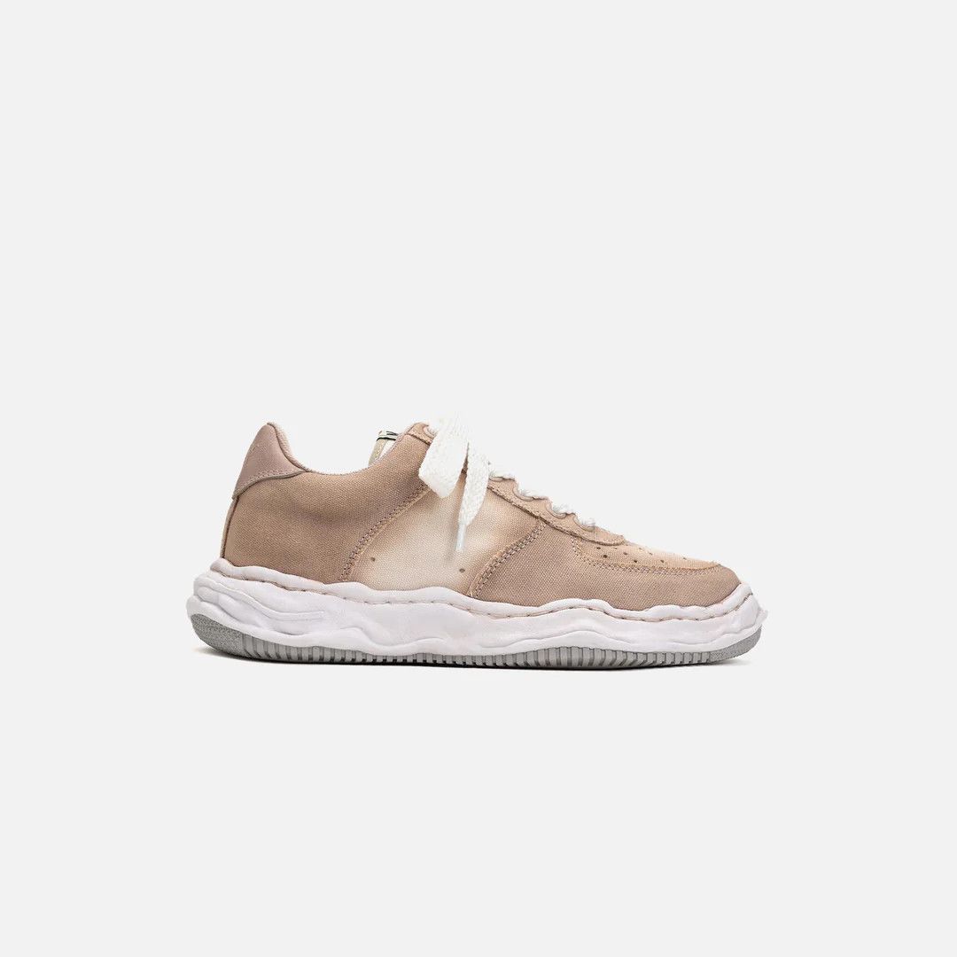 Maison MIHARA YASUHIRO o1mle0924 Canvas Low-Top Sneakers in Brown Size US 6 / EU 39 - 1 Thumbnail