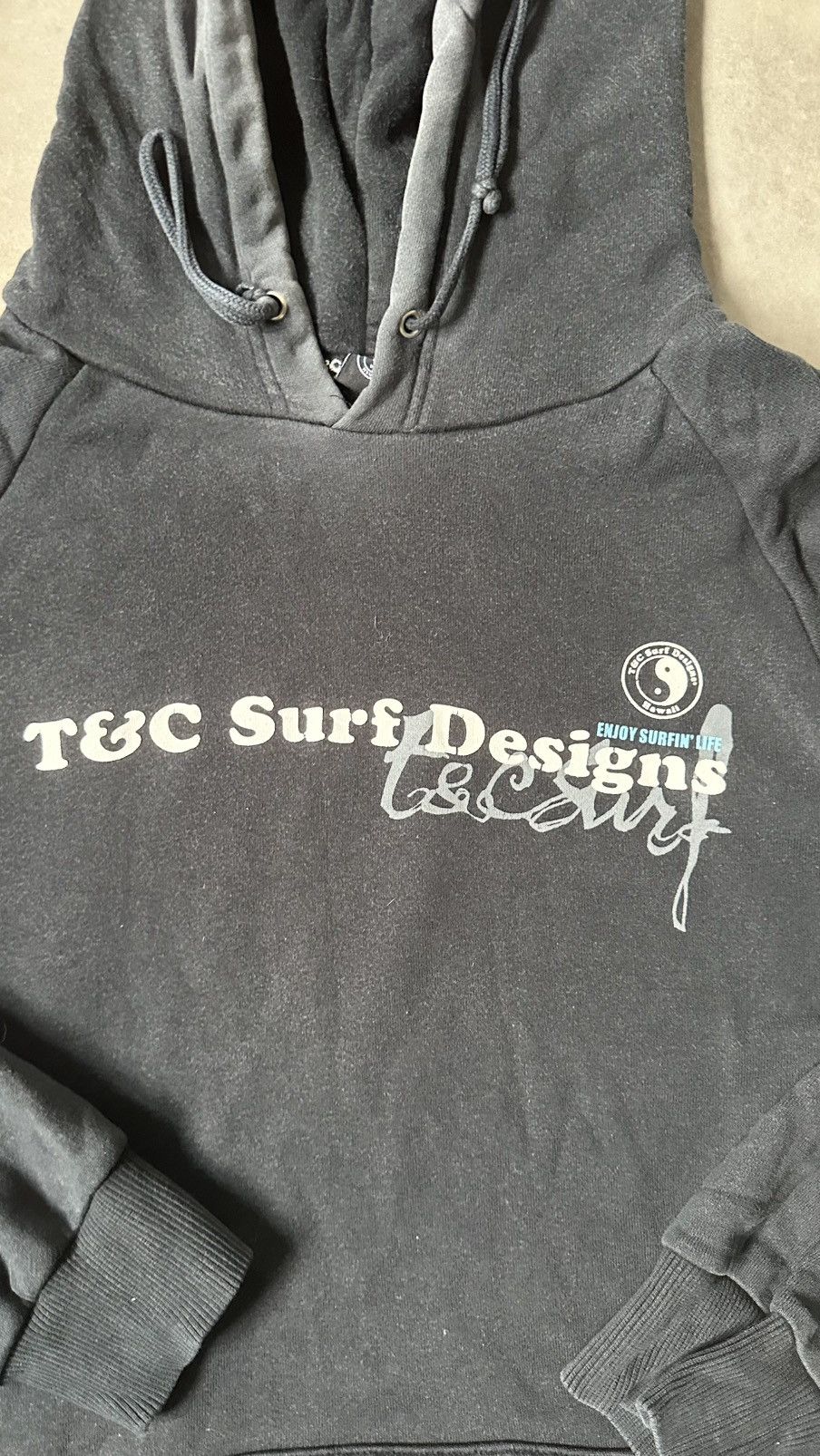 Vintage VINTAGE T&C SURF DESIGN HOODIE Size US L / EU 52-54 / 3 - 3 Thumbnail
