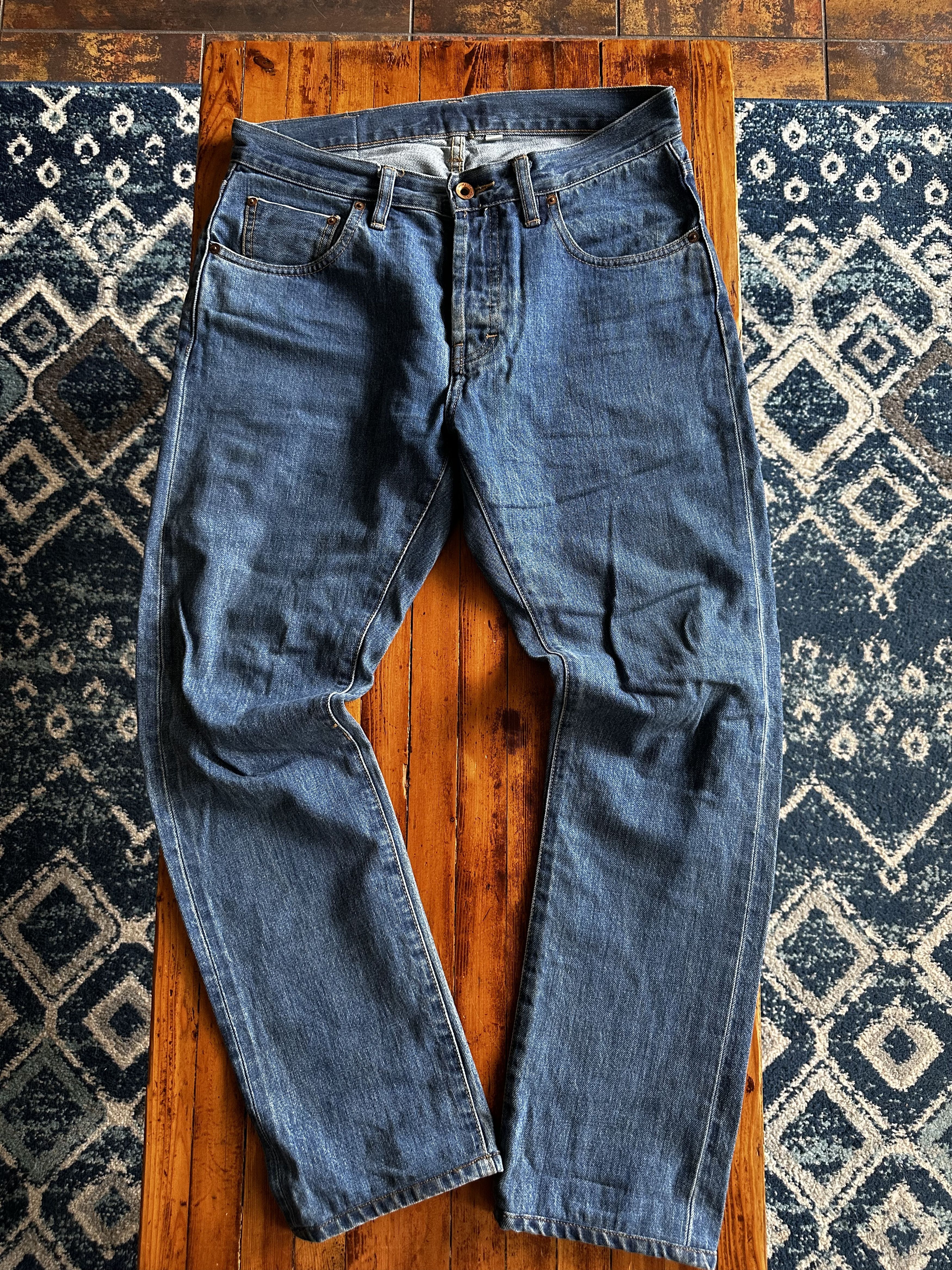 Taylor Stitch Slim Jean in cone Mills 1968 Selvage 24 month wash Size US 30 / EU 46 - 1 Thumbnail