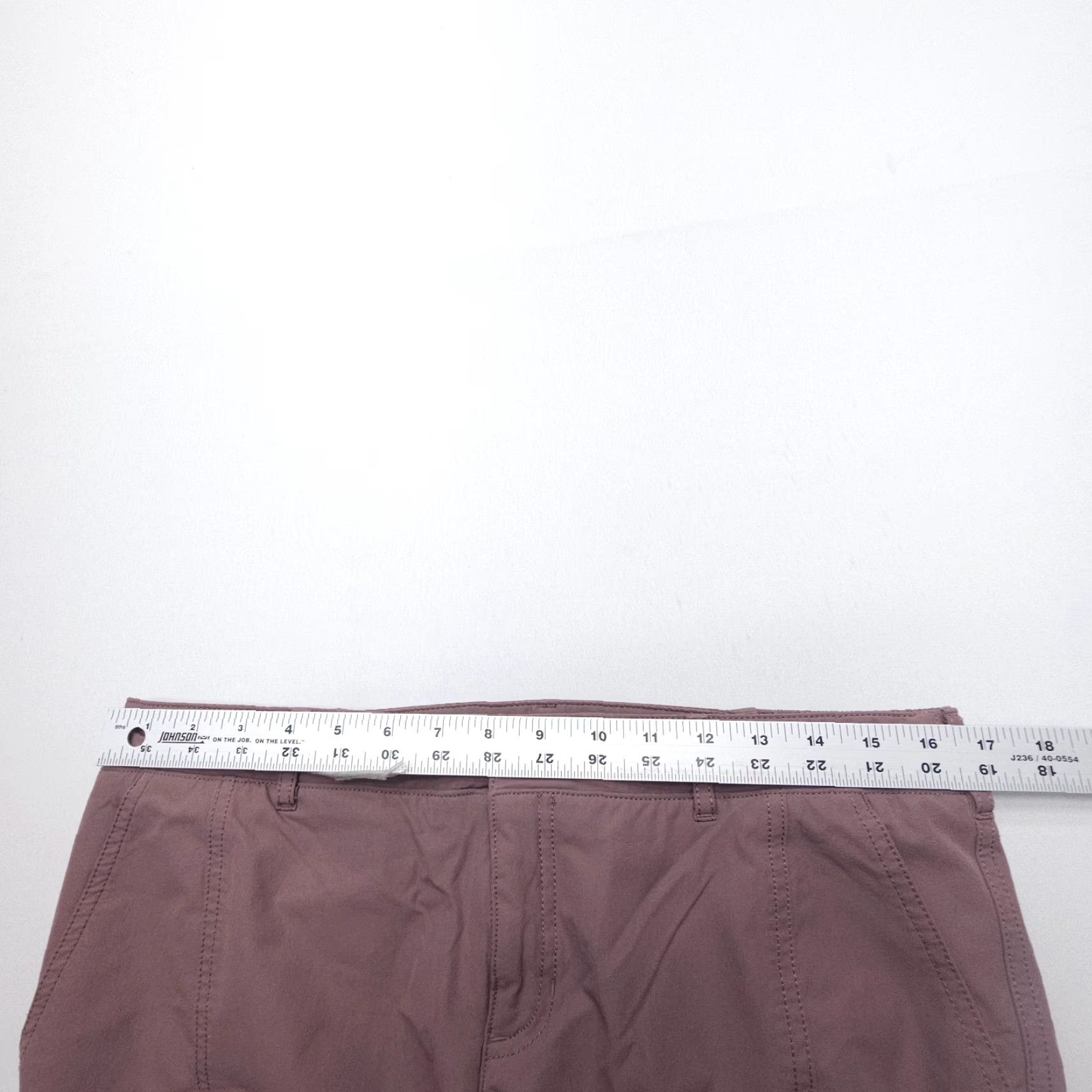 Vintage Kirkland Signature Pants Casual Travel 33 x 25 Pink Stretch Cropped Regular WOMEN Size 24" / US 00 / IT 34 - 7 Thumbnail