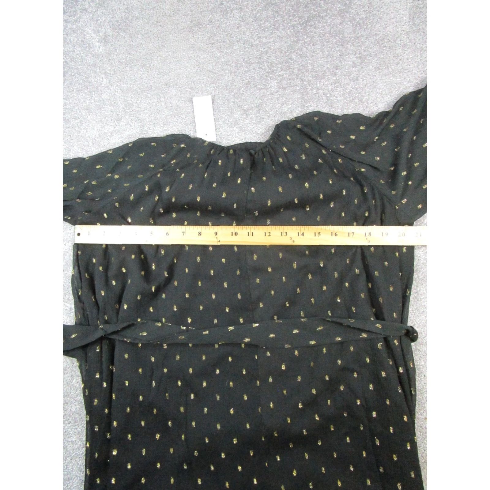 Ann Taylor VINTAGE Ann Taylor Dress Womens Small Black White Wrap Blouson New Size S / US 4 / IT 40 - 6 Thumbnail