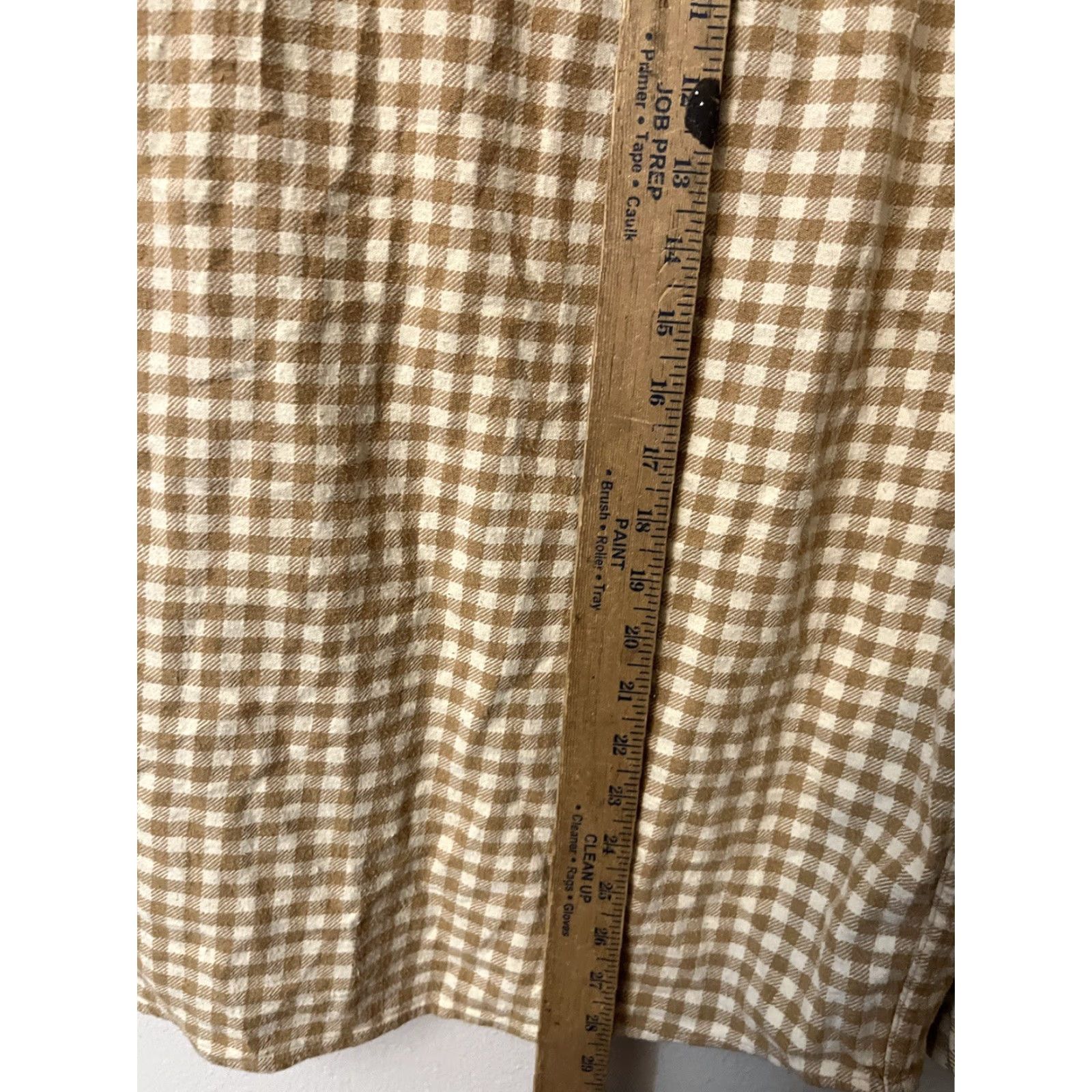 H&M H&M Mens Size Medium Relaxed Fit Brown Gingham Button-Up Shirt Shirt Men's Button-Up Brown White Casual Classic Cotton Long Sleeve Vintage: No Size US M / EU 48-50 / 2 - 4 Thumbnail