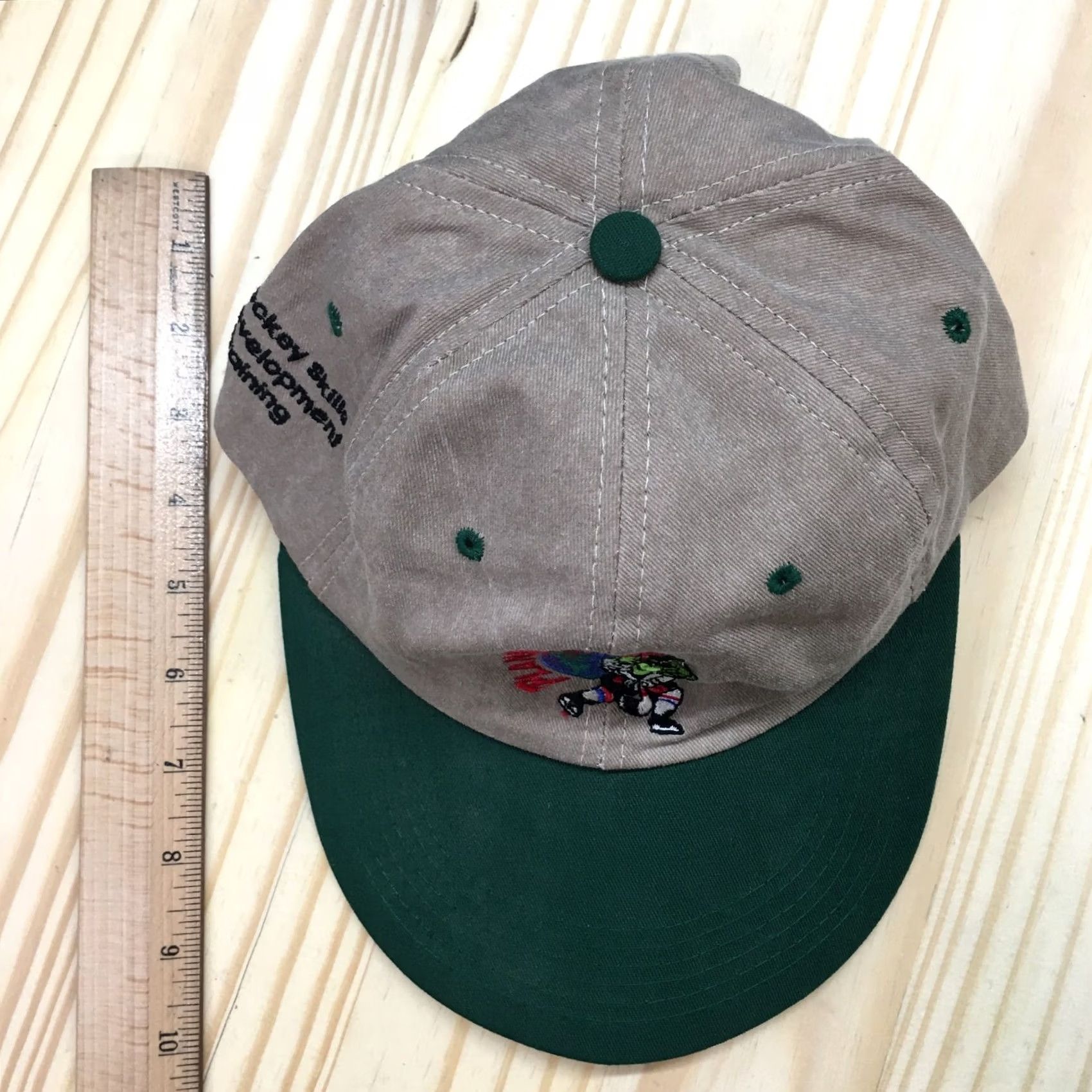 Vintage Outdoor Cap Planet Hockey Baseball Hat Men Brown OS Adjustable Embroidered Logo Size ONE SIZE - 3 Thumbnail