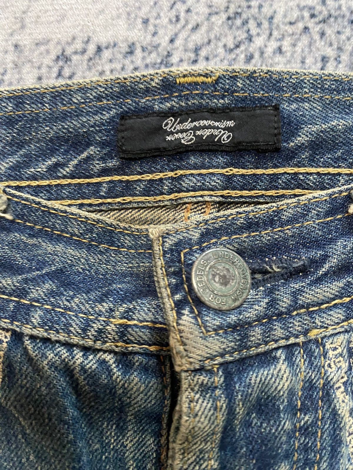 Undercover Undercover distressed with poem jeans Size US 30 / EU 46 - 21 Thumbnail