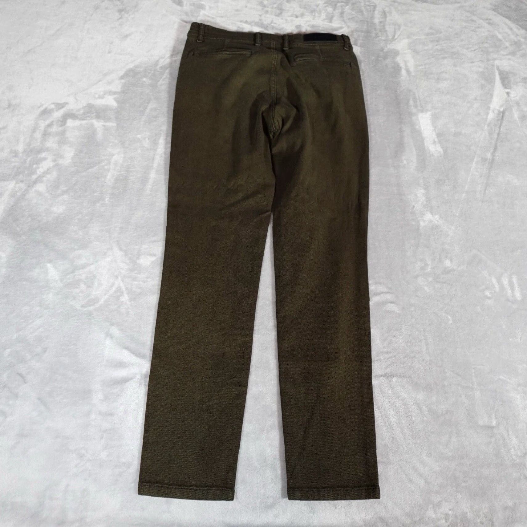 Vintage Shaping New Tomorrow Slim Fit Chino Pants Mens 31x30 Green Skinny Cotton Size US 31 - 2 Thumbnail