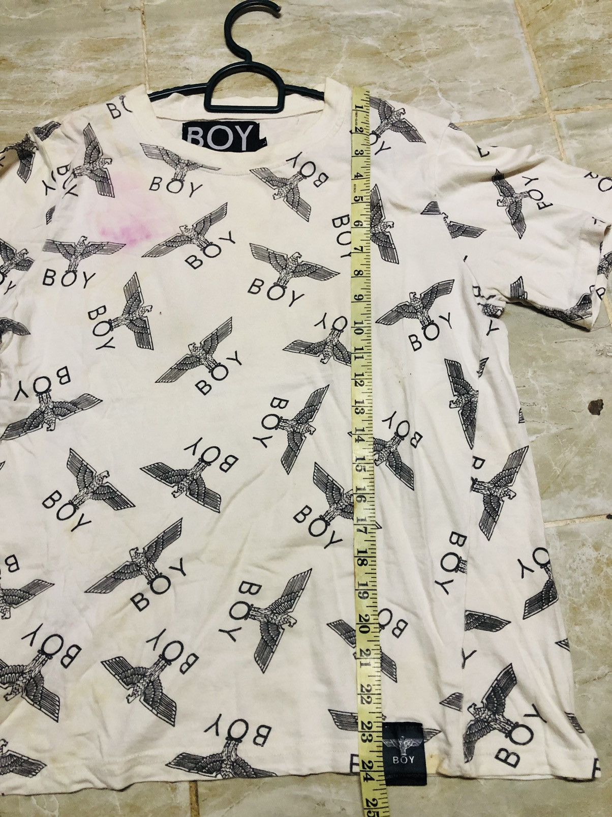 Boy London Boy London White All Over Print T- Shirt Size US L / EU 52-54 / 3 - 7 Thumbnail