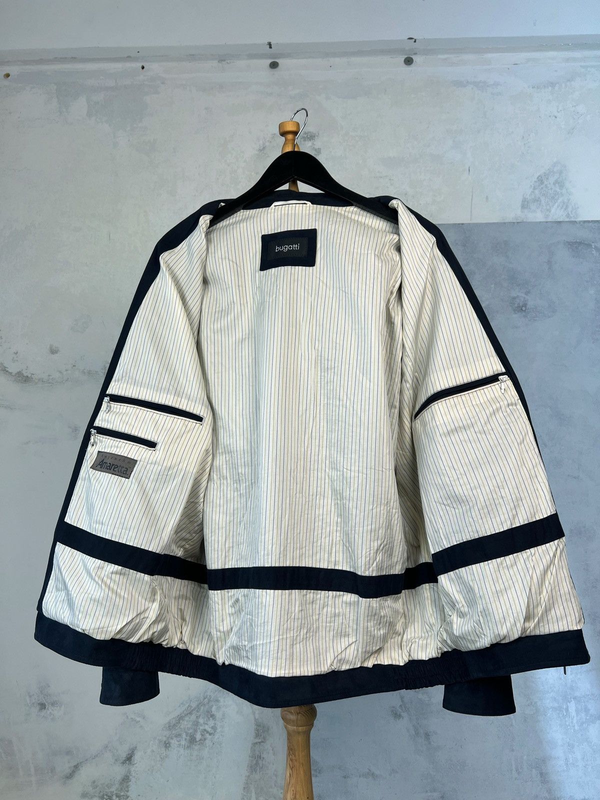 Bugatti Vintage Bugatti Velvet Bomber Jacket Size M - L Size US L / EU 52-54 / 3 - 5 Thumbnail