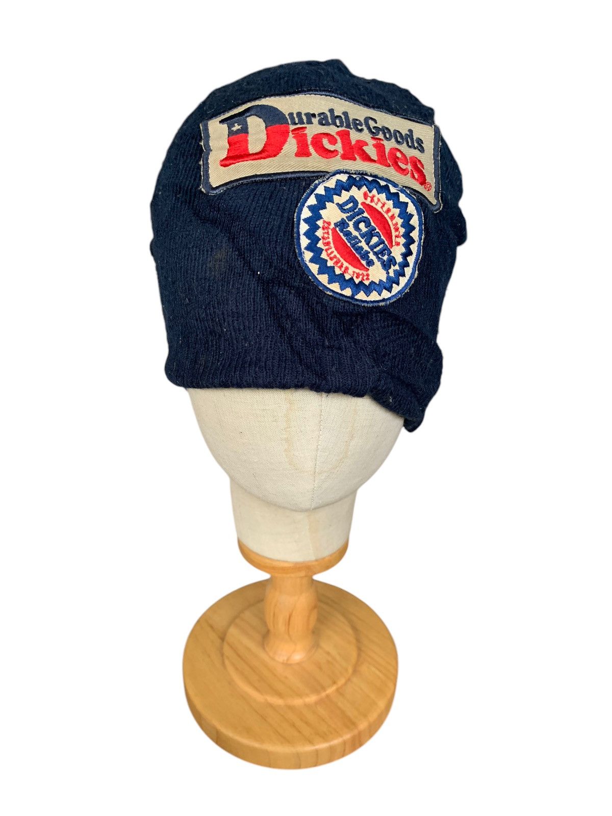 VINTAGE DICKIES PATCHES RARE HAIRY BEANIE HATS