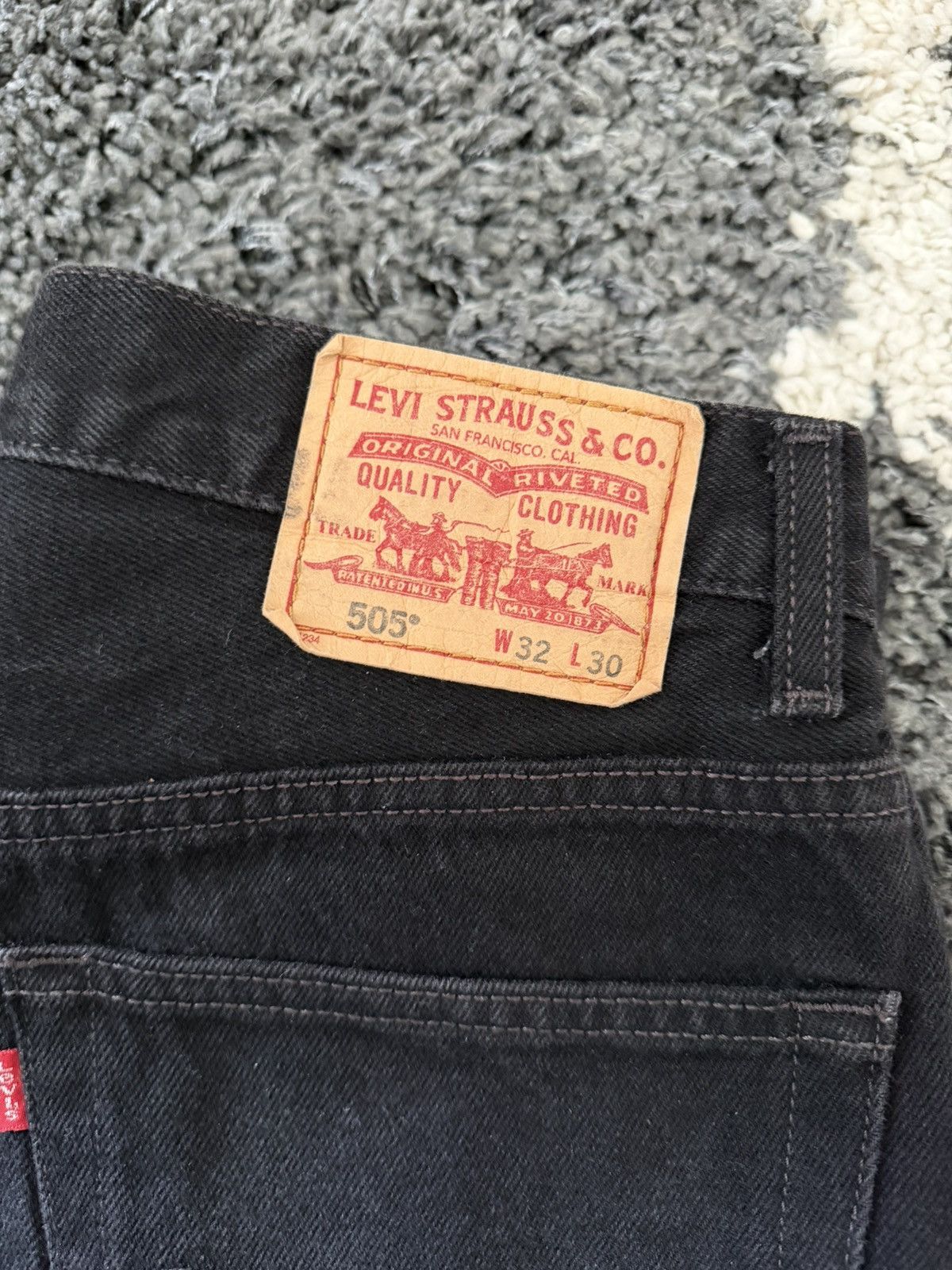 Levi's Levi 505 black Size US 32 / EU 48 - 4 Thumbnail