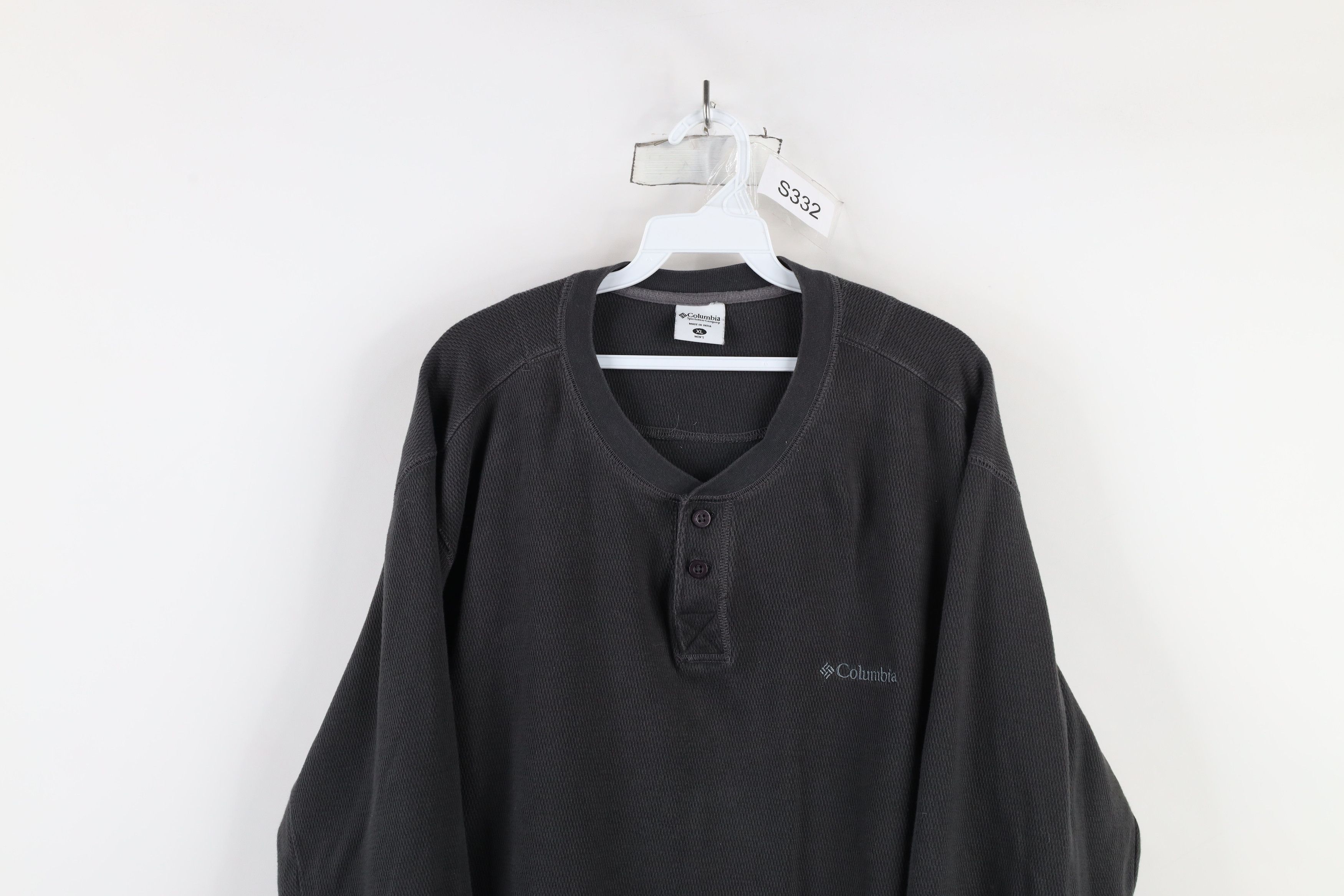 Columbia × Vintage Vintage Columbia Spell Thermal Waffle Knit Henley T-Shirt Size US XL / EU 56 / 4 - 2 Thumbnail