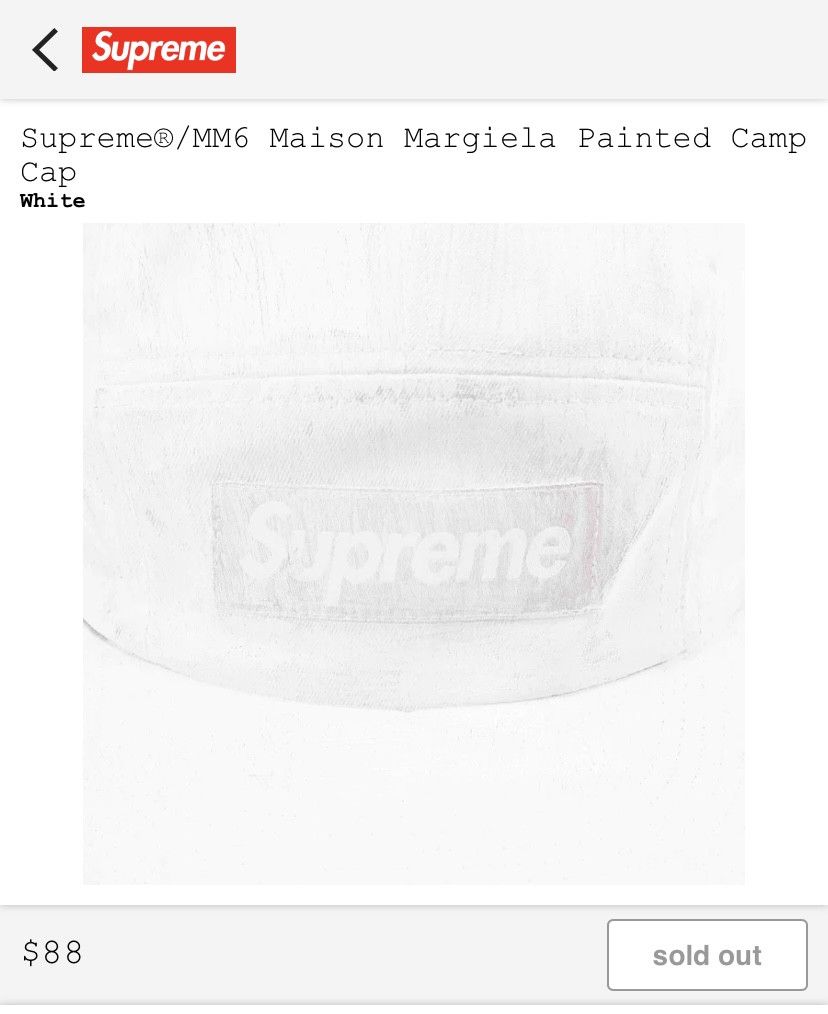 Maison Margiela × Supreme Supreme®/MM6 Maison Margiela Painted 
