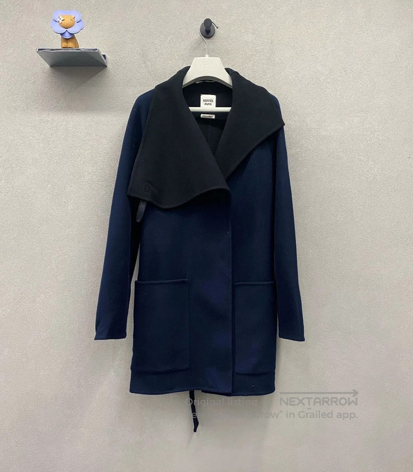 Hermes Hermès Double-Sided Cashmere Coat. Size US M / EU 48-50 / 2 - 2 Thumbnail