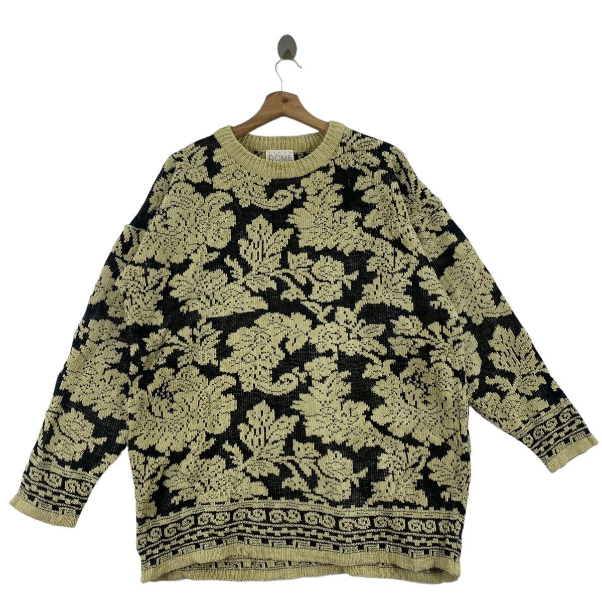 Japanese Brand × Linea LINEA DOME Japanese Brand Wool Floral Motive Long Sleeve Size XXL / US 16-18 / IT 52-54 - 1 Thumbnail