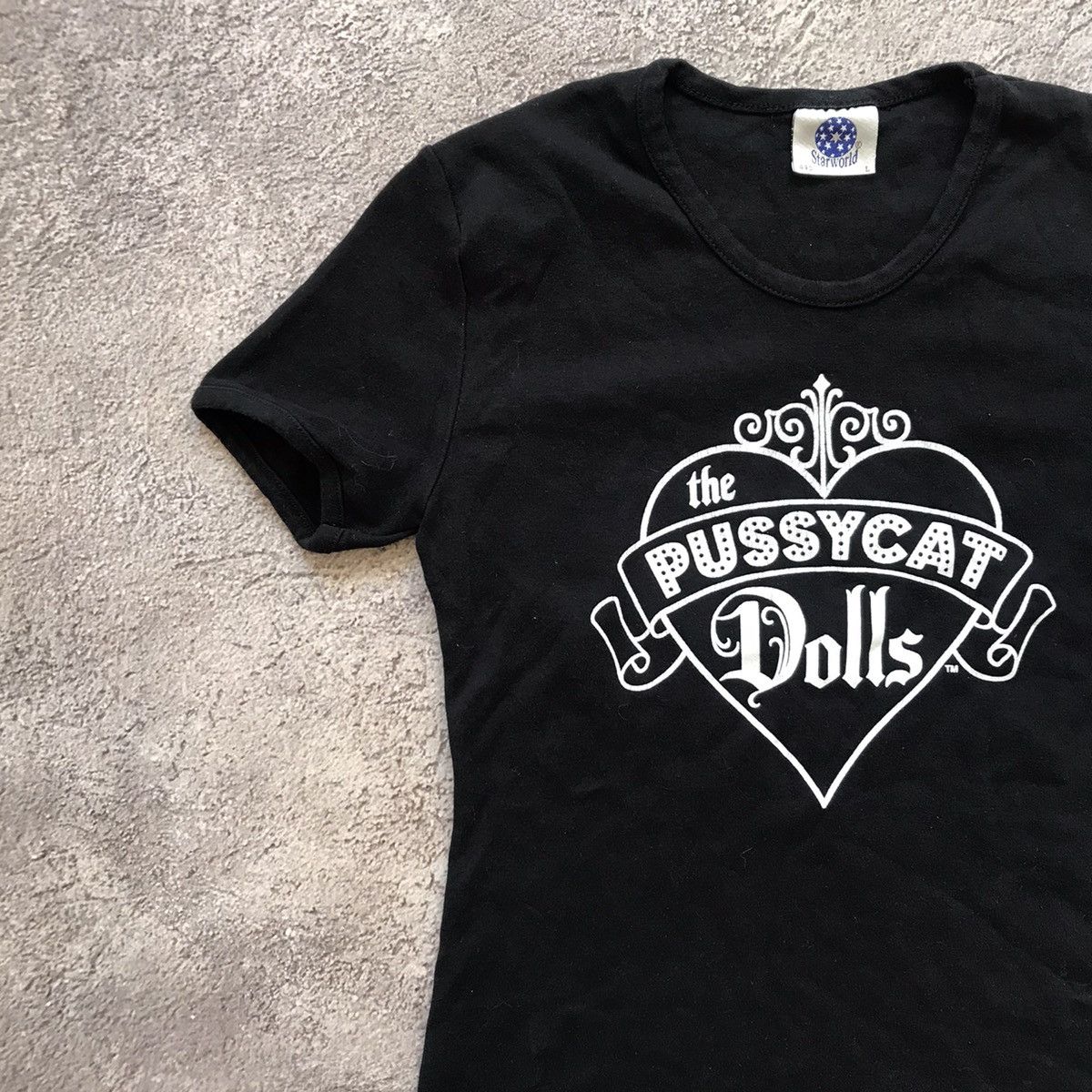 If Six Was Nine VINTAGE ADULT PUSSY CAT DOLLS FUNNY TEE Y2K 90s Size L / US 10 / IT 46 - 2 Thumbnail