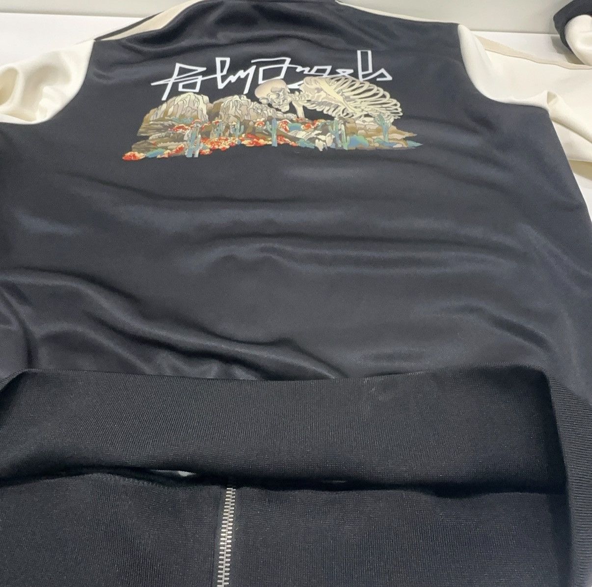 Palm Angels Palm Angels Desert Skull zipped track sweatshirt Size US L / EU 52-54 / 3 - 11 Thumbnail
