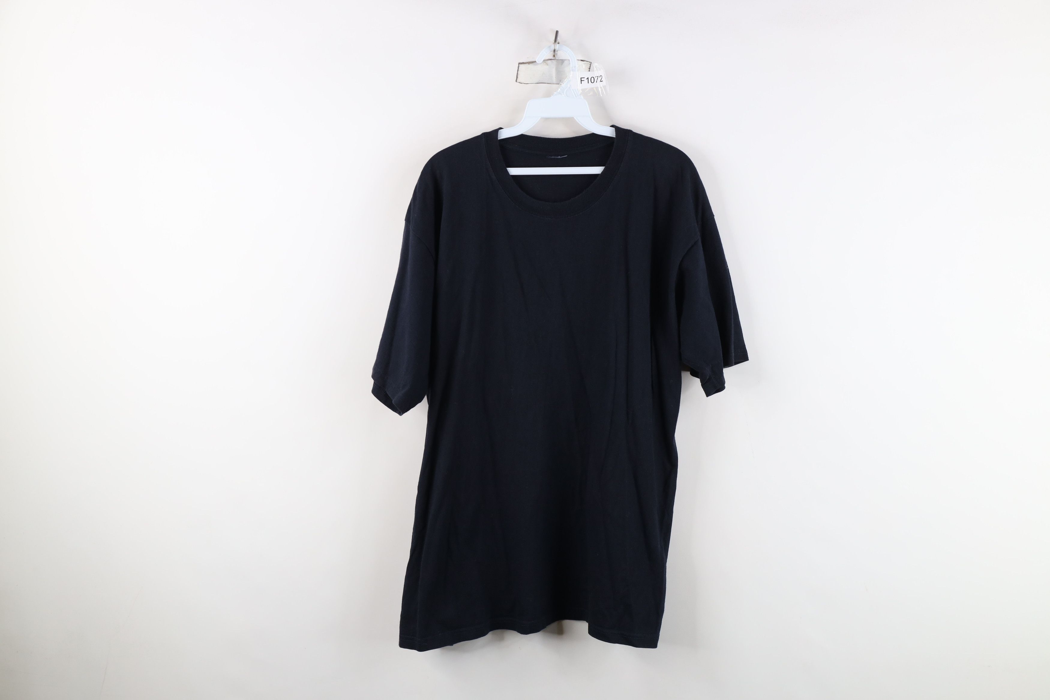 Vintage Vintage 90s Streetwear Cotton Short Sleeve T-Shirt Black Size US XL / EU 56 / 4 - 1 Thumbnail