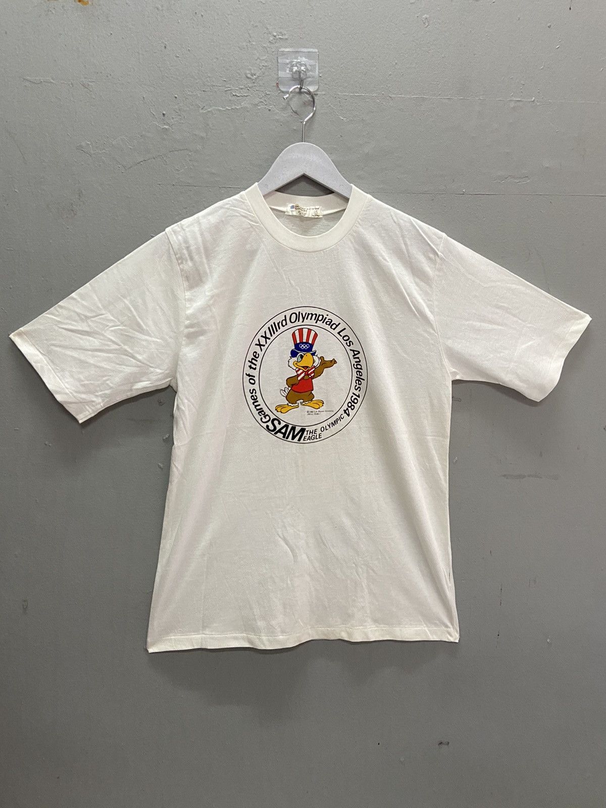 USA Olympics VINTAGE OLYMPICS 1984 EAGLE LOS ANGELES TEE SHIRT Size US M / EU 48-50 / 2 - 1 Thumbnail