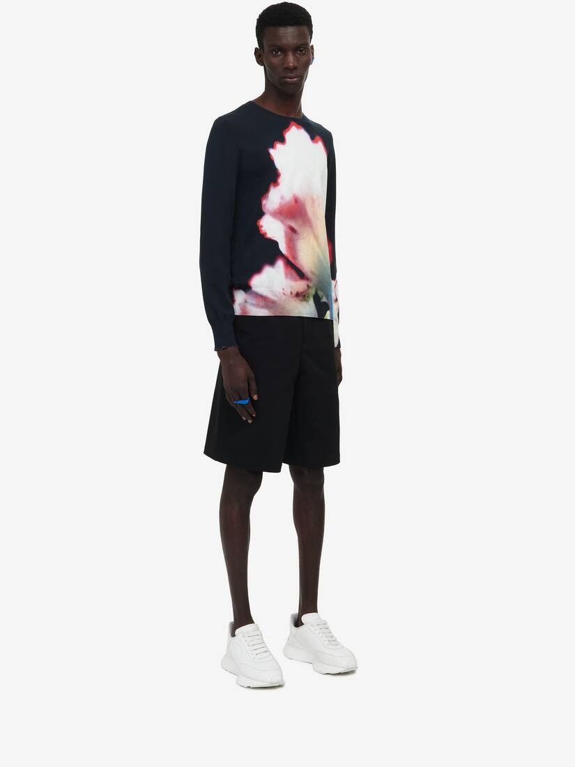 Alexander McQueen o1w1db10725 Solarised Flower Jumper in Multicolor Size US XL / EU 56 / 4 - 3 Thumbnail