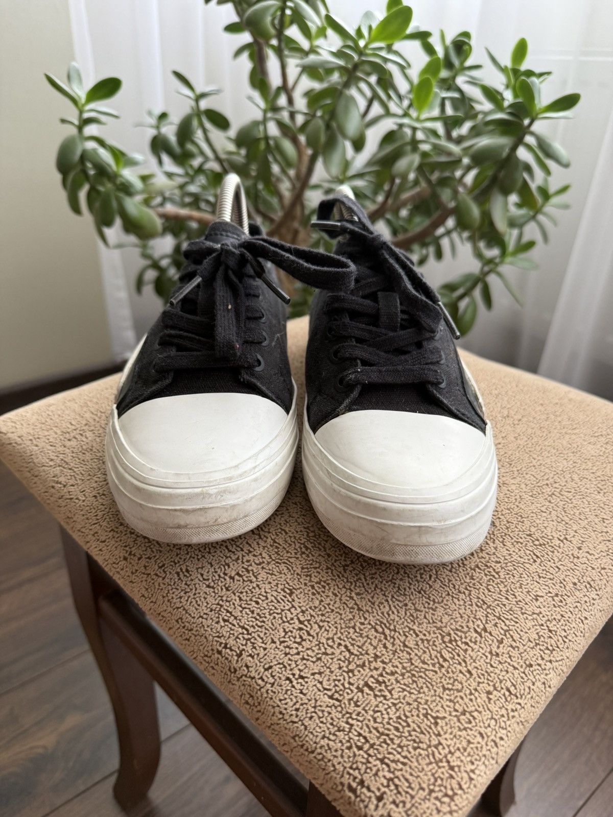Dirk Bikkembergs Dirk Bikkembergs Black Canvas sneakers Size 38, US 8 Size US 8 / IT 38 - 5 Thumbnail