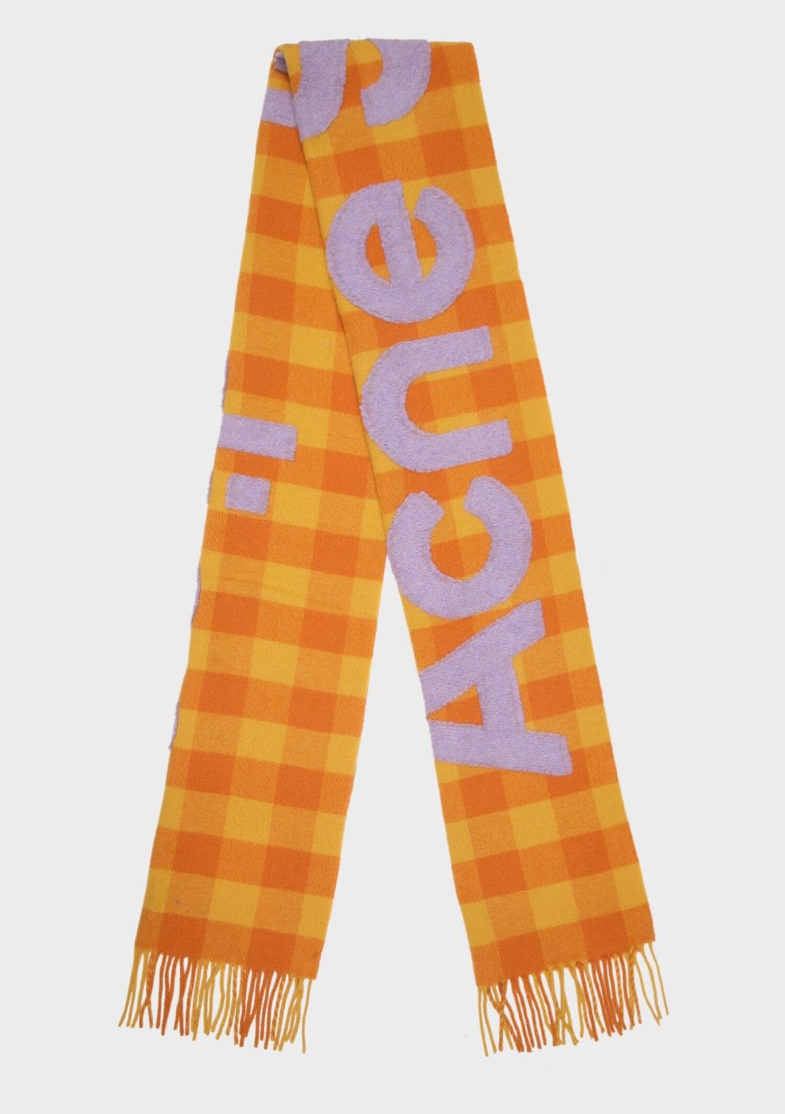 Acne Studios Last Acne Studios Logo Check Wool Scarf Size ONE SIZE - 5 Thumbnail