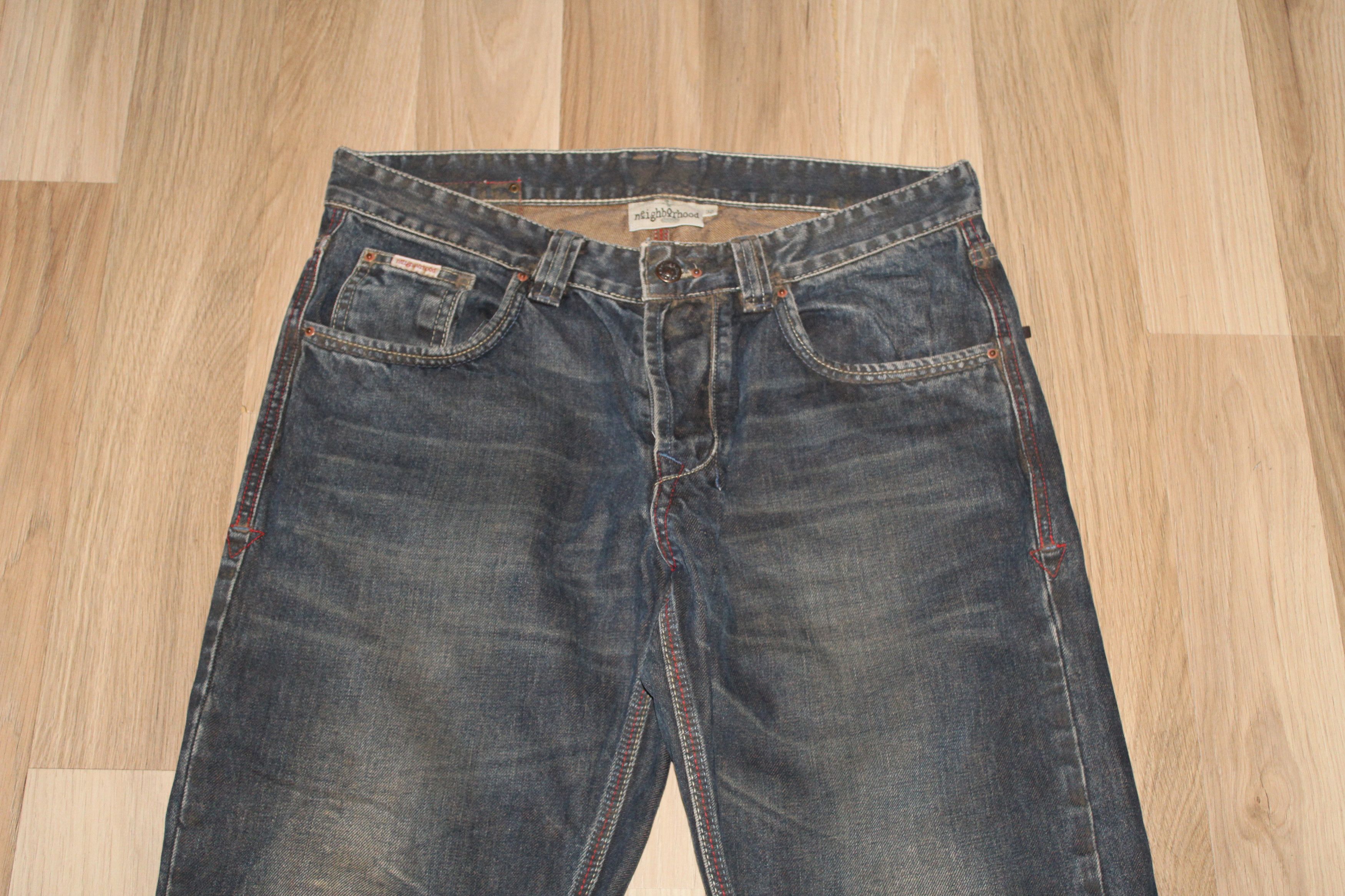 Japanese Brand × Neighborhood Neighbourhood NYC Faded Fake Dirty Jeans Y2K Size US 32 / EU 48 - 2 Thumbnail