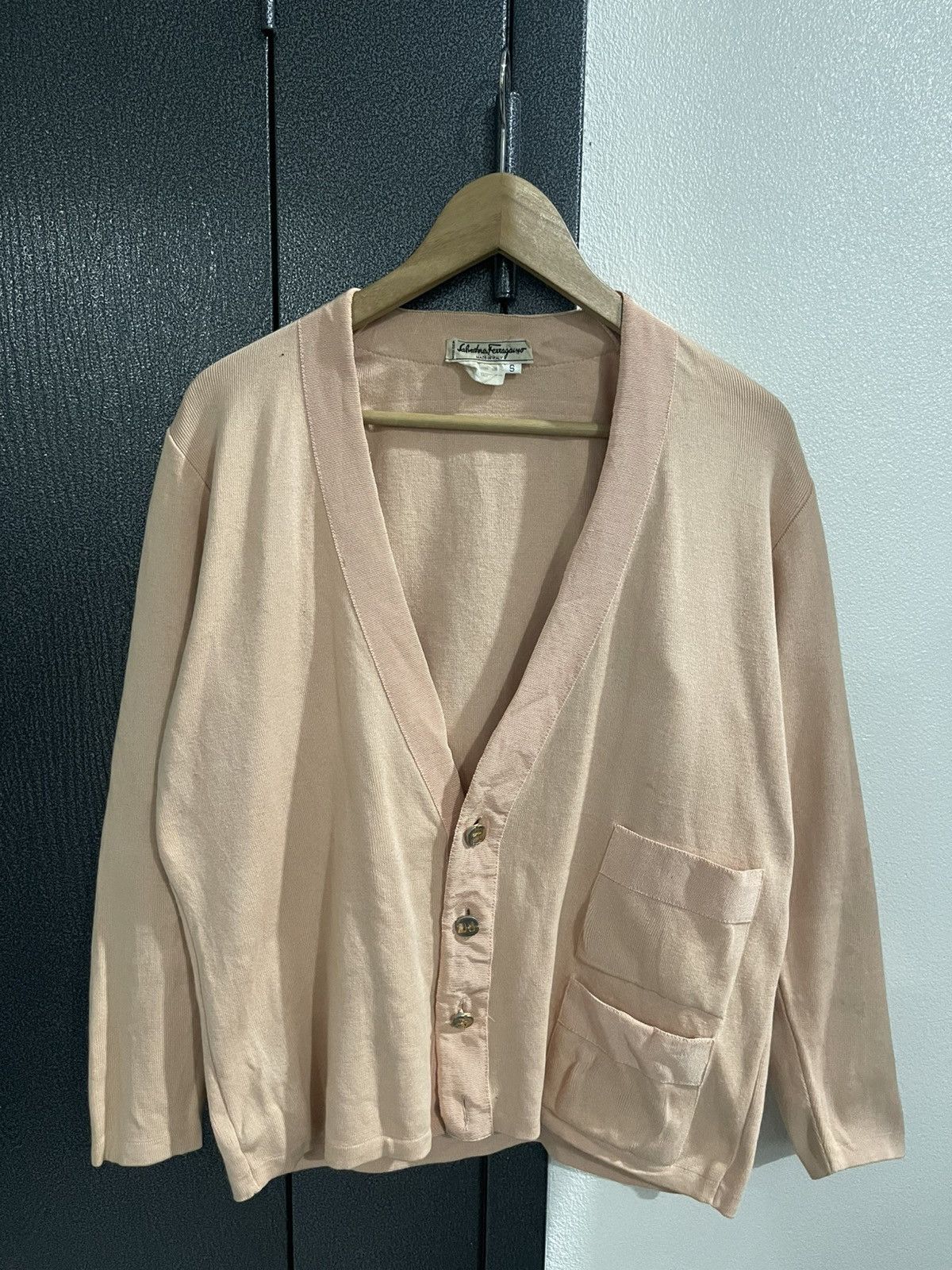 Salvatore Ferragamo Vintage Salvatore Ferragamo Cardingan Jacket Size S / US 4 / IT 40 - 1 Thumbnail