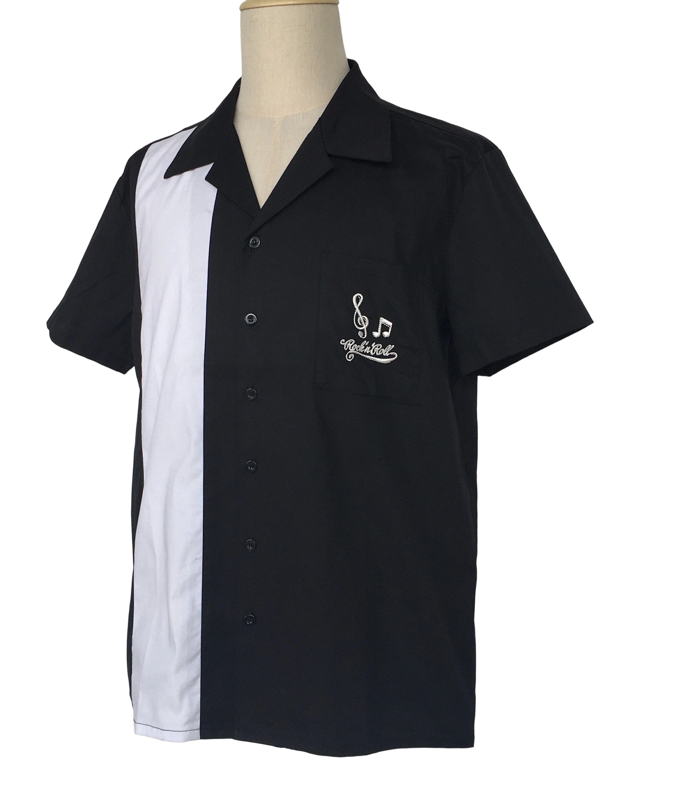 Other Black Embroidery Retro Shirts Short Sleeves Casual Size US XXL / EU 58 / 5 - 2 Thumbnail