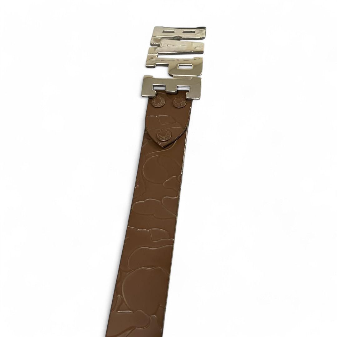 Bape A Bathing Ape (BAPE) - L Embossed Snake Buckle Belt Size ONE SIZE - 5 Thumbnail