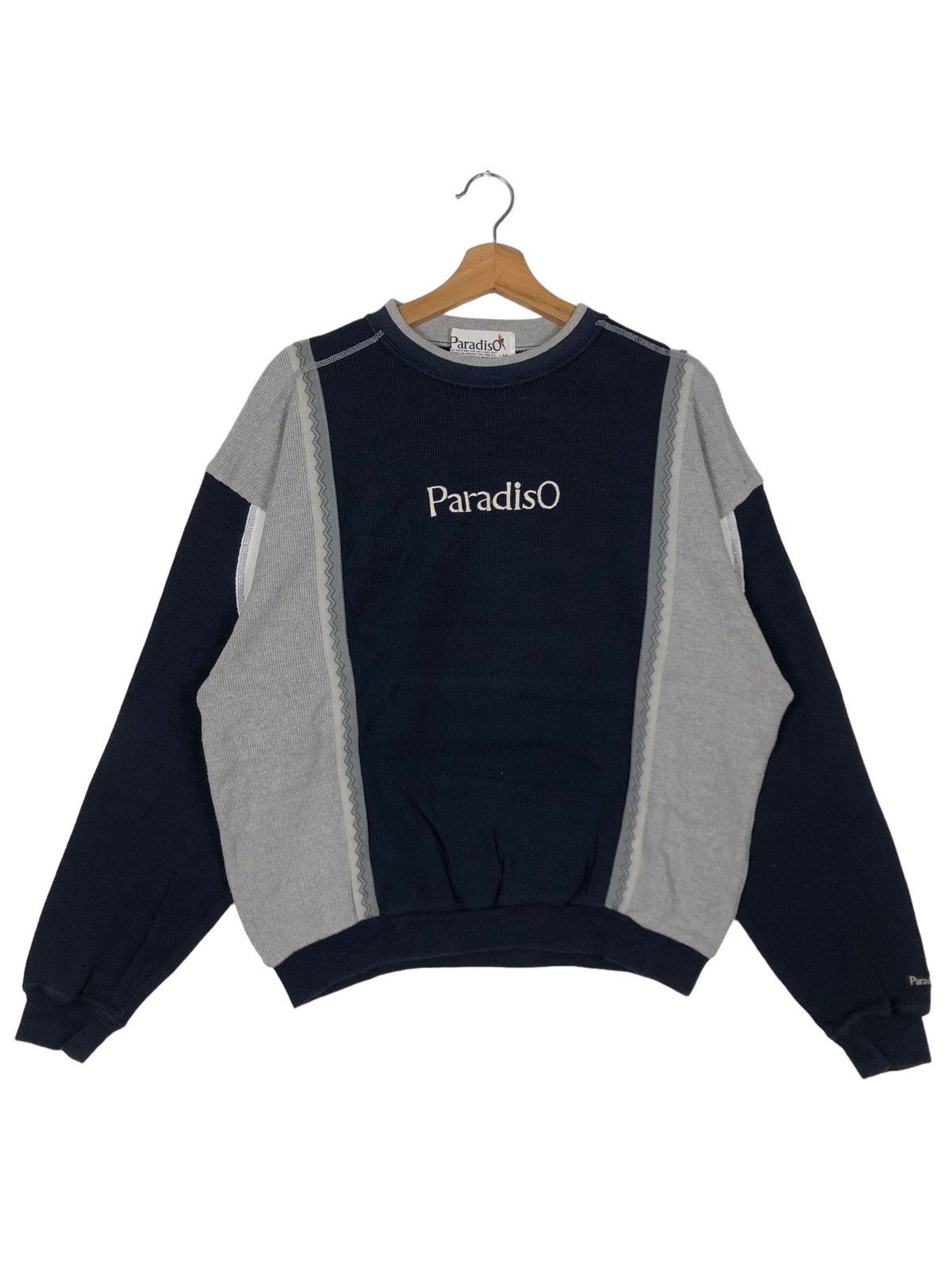 Japanese Brand 🔥90’s Vintage Paradiso Sweatshirt Crewneck Big Logo Design Size US M / EU 48-50 / 2 - 1 Thumbnail