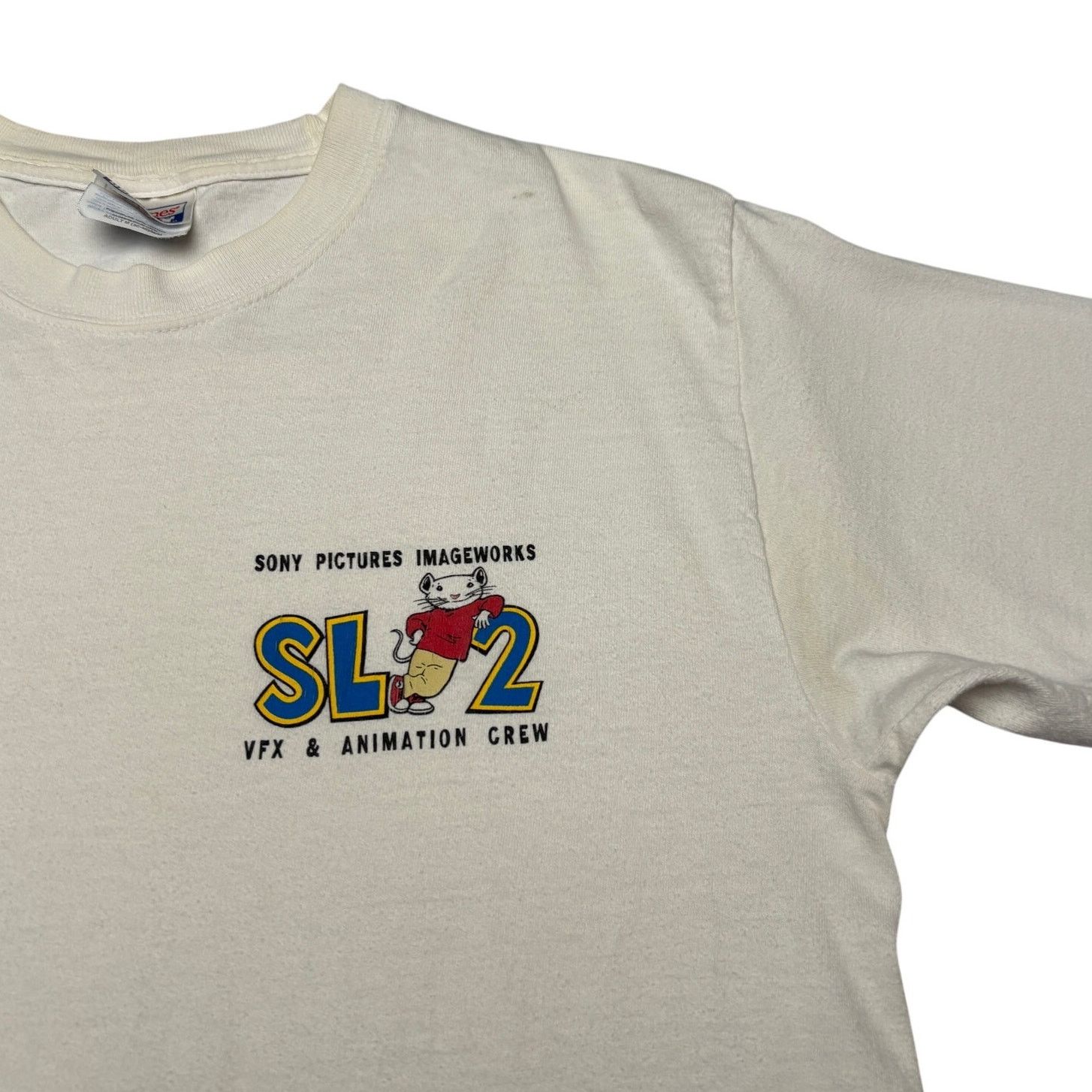 Hanes × Vintage VTG Stuart Litle 2 VFX Animation Crew Medium Sony Pictures Size US M / EU 48-50 / 2 - 1 Thumbnail