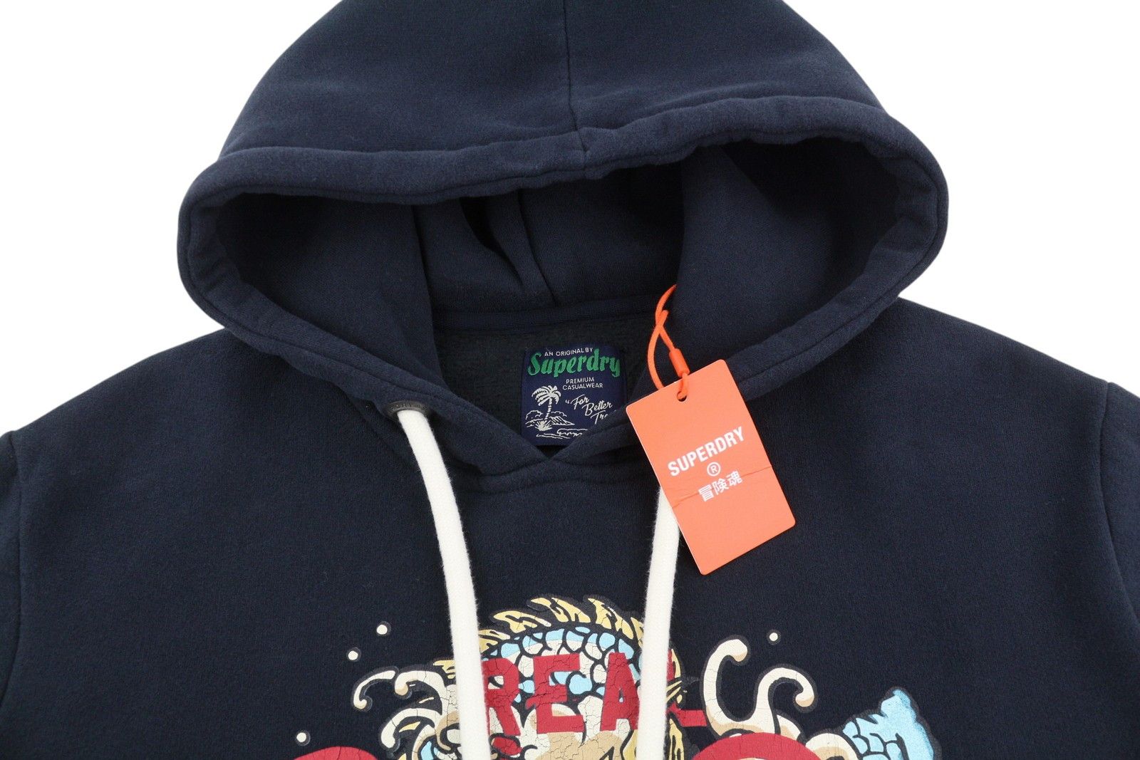 Superdry TOKYO VL M Black Logo Kangaroo Hoodie 87126 Size US M / EU 48-50 / 2 - 5 Thumbnail