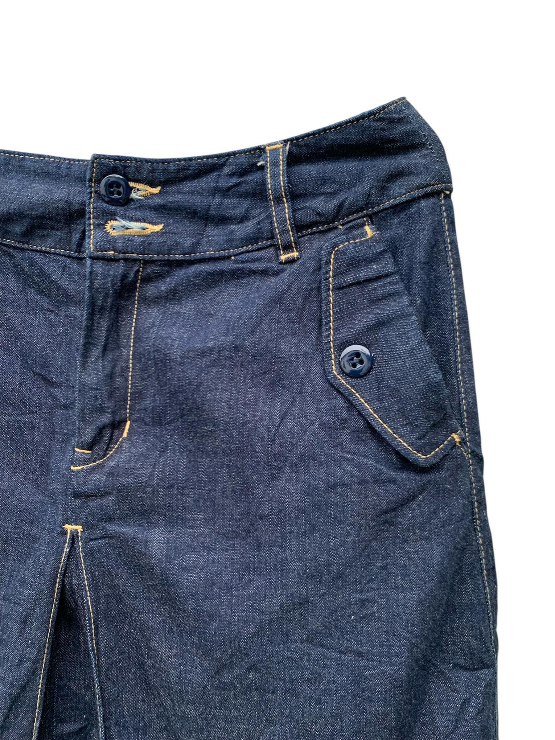 Blue Blue Japan Vintage Blue Blue Mini Skirt Size 28" / US 6 / IT 42 - 5 Thumbnail