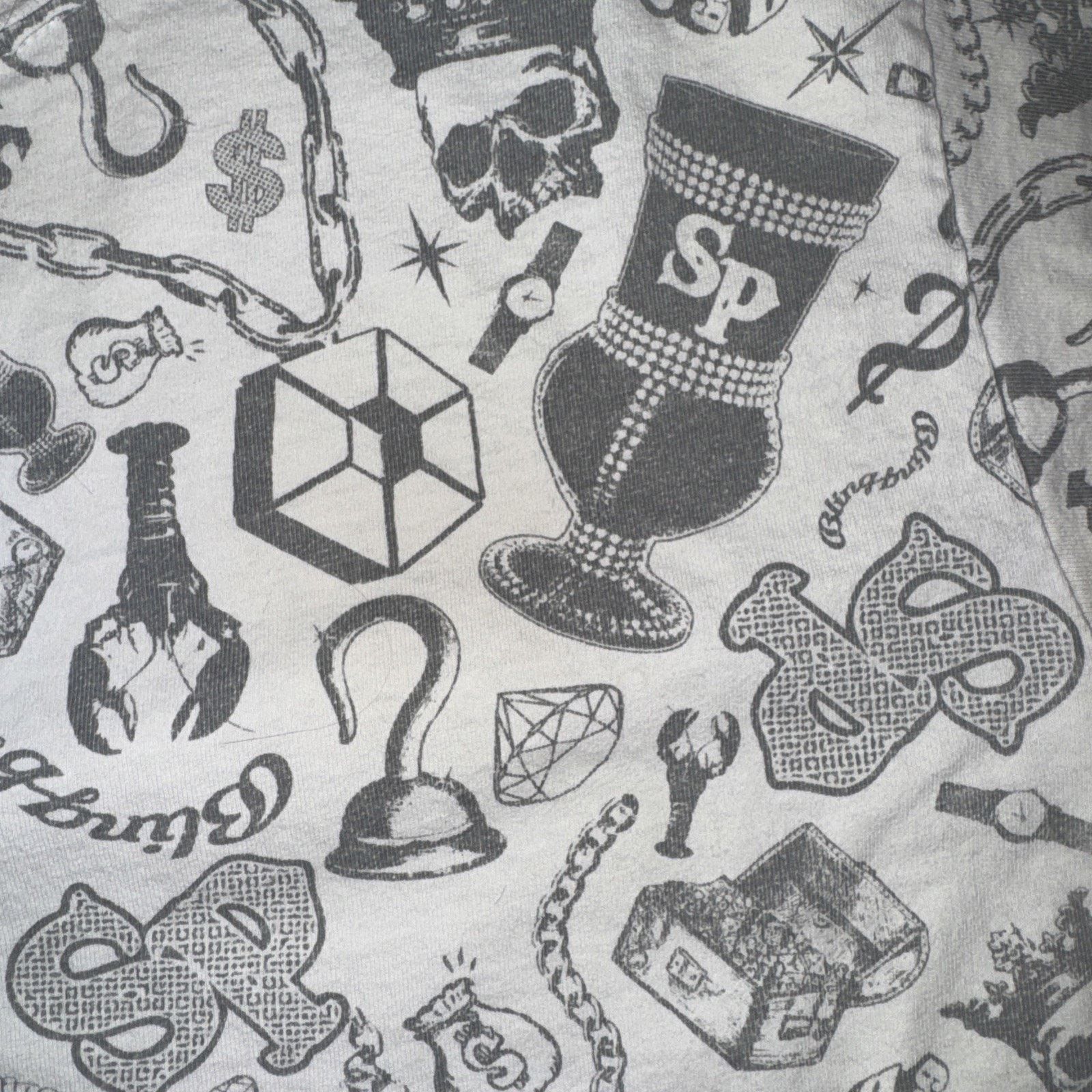 Southpole Vintage Southpole All Over Print T-Shirt XL 19x27 White Size US XL / EU 56 / 4 - 3 Thumbnail