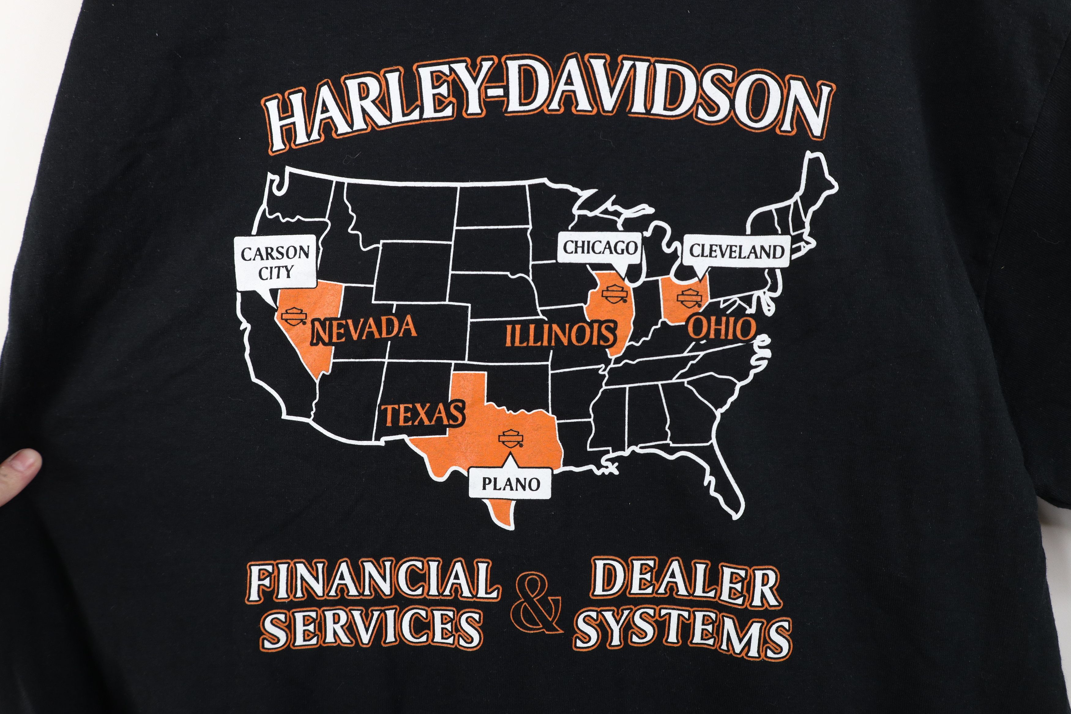 Harley Davidson Y2K Harley Davidson Motorcycle Riding Short Sleeve T-Shirt Size US L / EU 52-54 / 3 - 12 Thumbnail