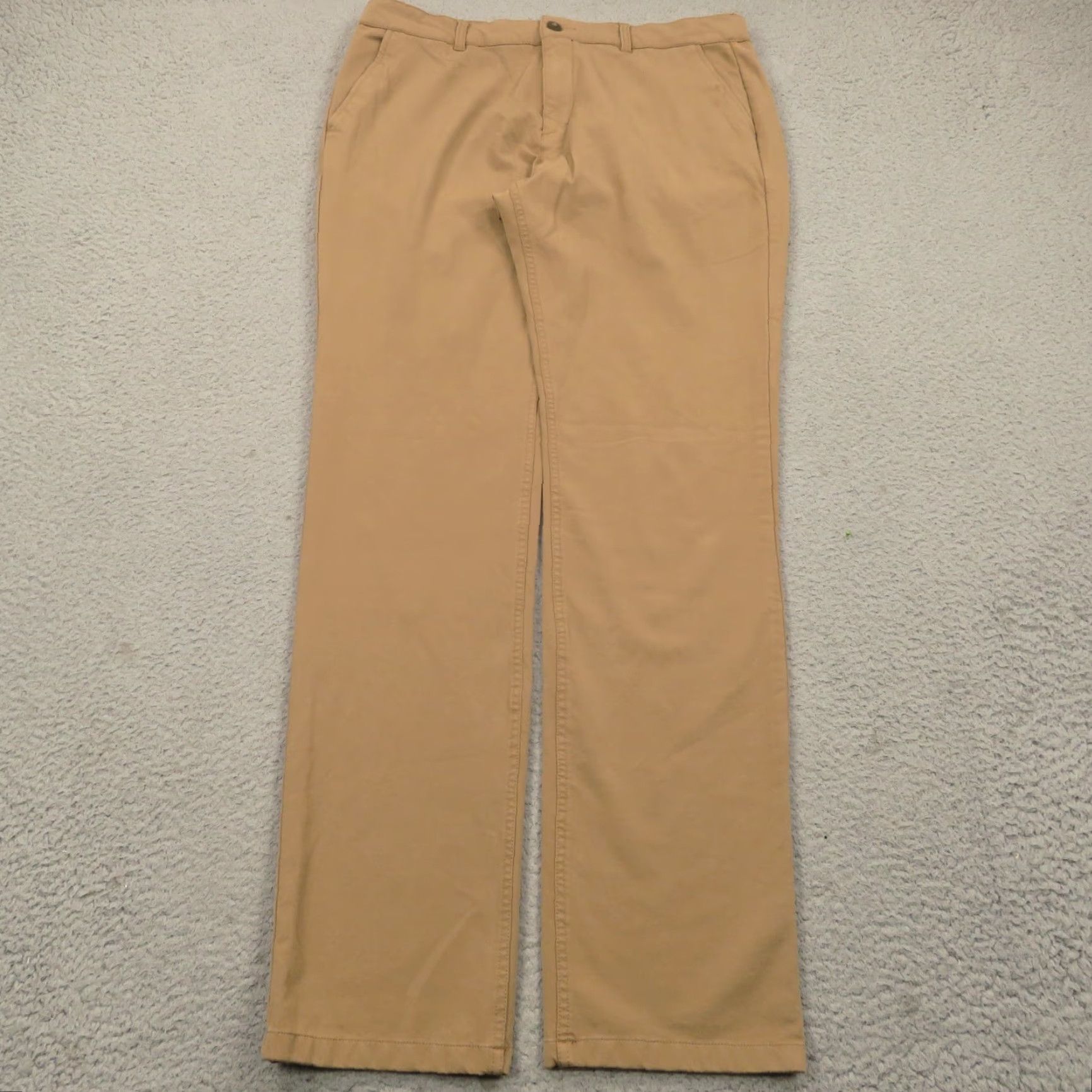 Vintage Mugsy Pants Mens 38x36 Belmonts Slim Straight Khaki 5 Pocket Chinos Flex Office Size US 38 / EU 54 - 2 Thumbnail