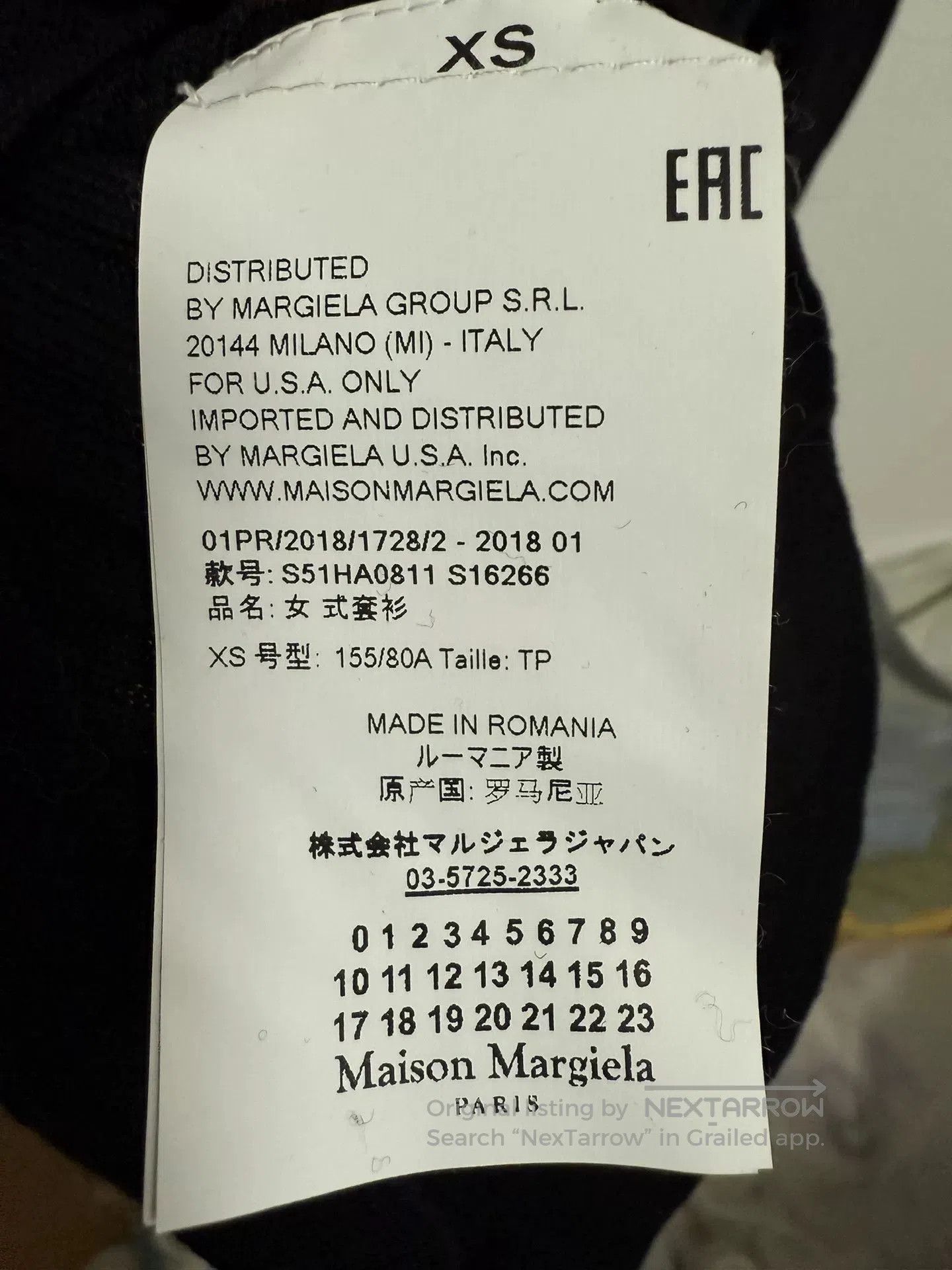 Maison Margiela Maison Margiela Black V. Size XS / US 0-2 / IT 36-38 - 5 Thumbnail