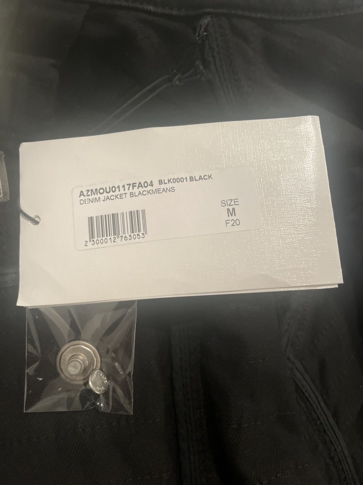 1017 ALYX 9SM Alyx black denim jacket Size US M / EU 48-50 / 2 - 8 Thumbnail