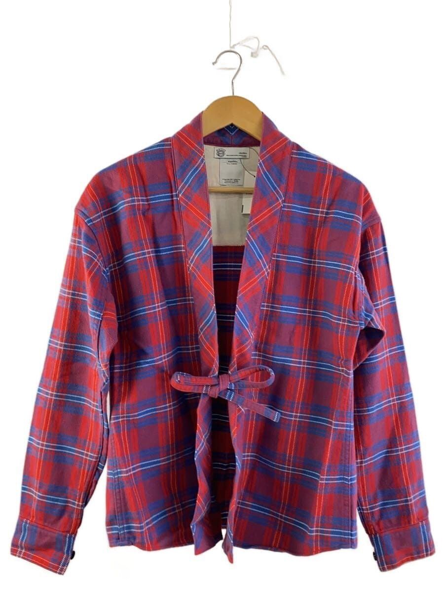 Visvim Red Check Giza Cotton Ramo Shirt Size US M / EU 48-50 / 2 - 1 Thumbnail