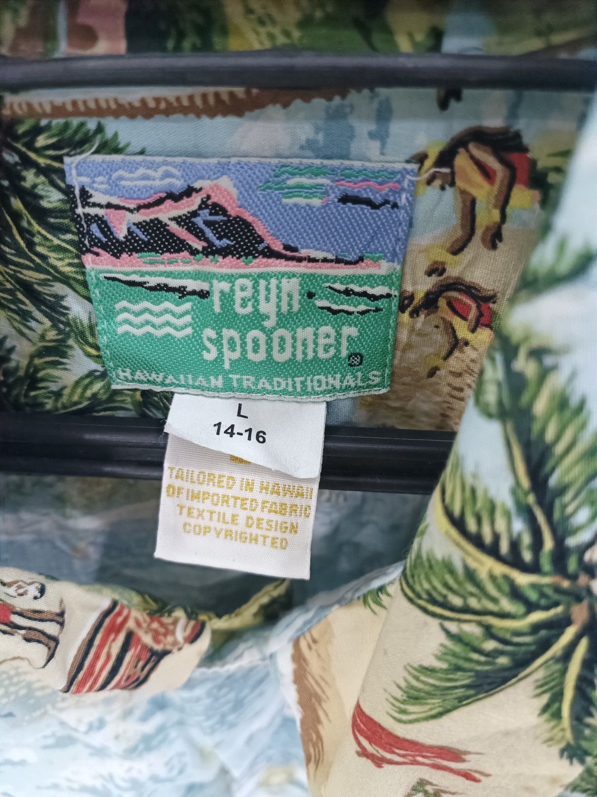 Reyn Spooner × Vintage Reyn Spooner Hawaiian Traditionals Size US L / EU 52-54 / 3 - 4 Thumbnail
