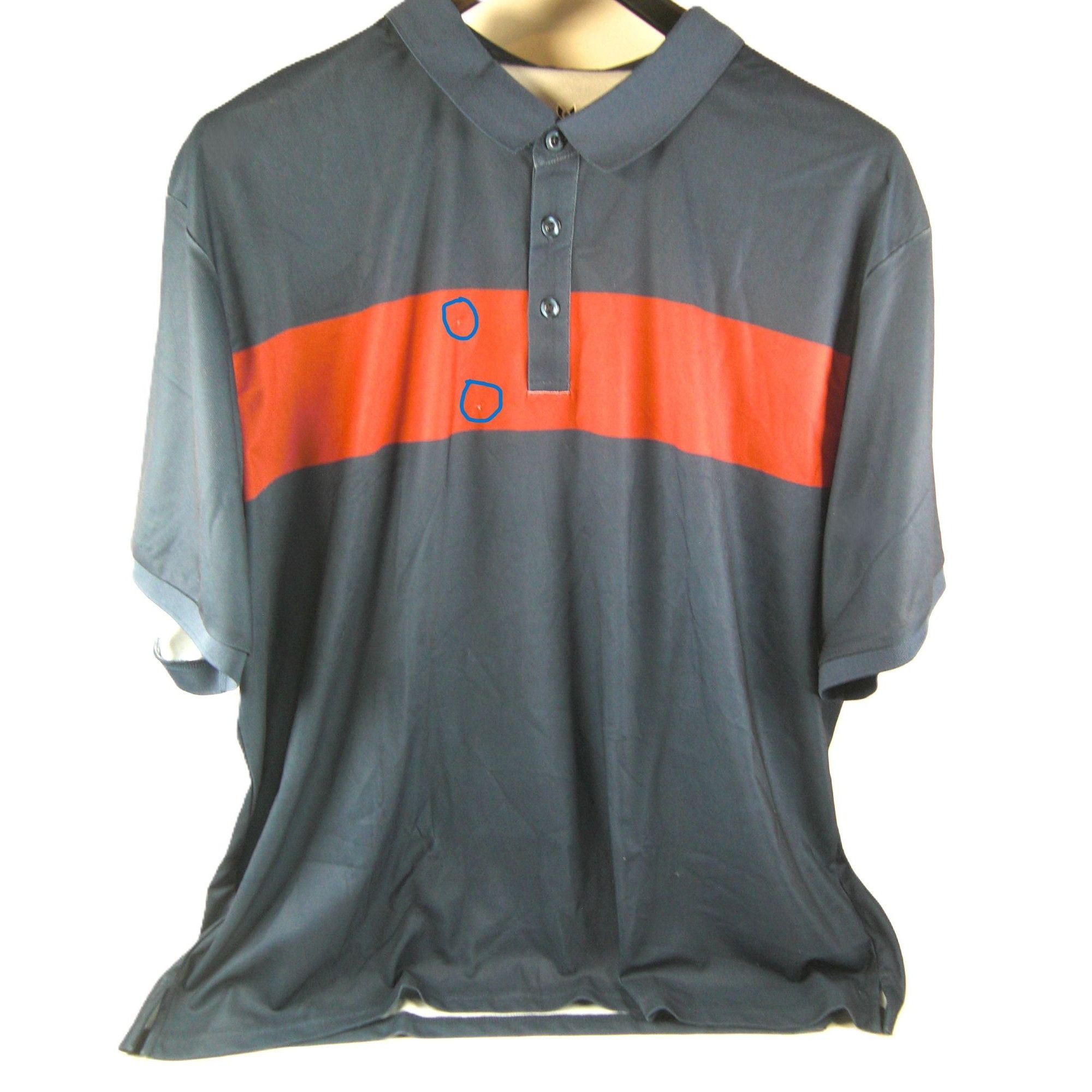Other Moheen Blue Men's Short Sleeve Polo Shirt Moisture Wicking P Size US XXL / EU 58 / 5 - 1 Thumbnail