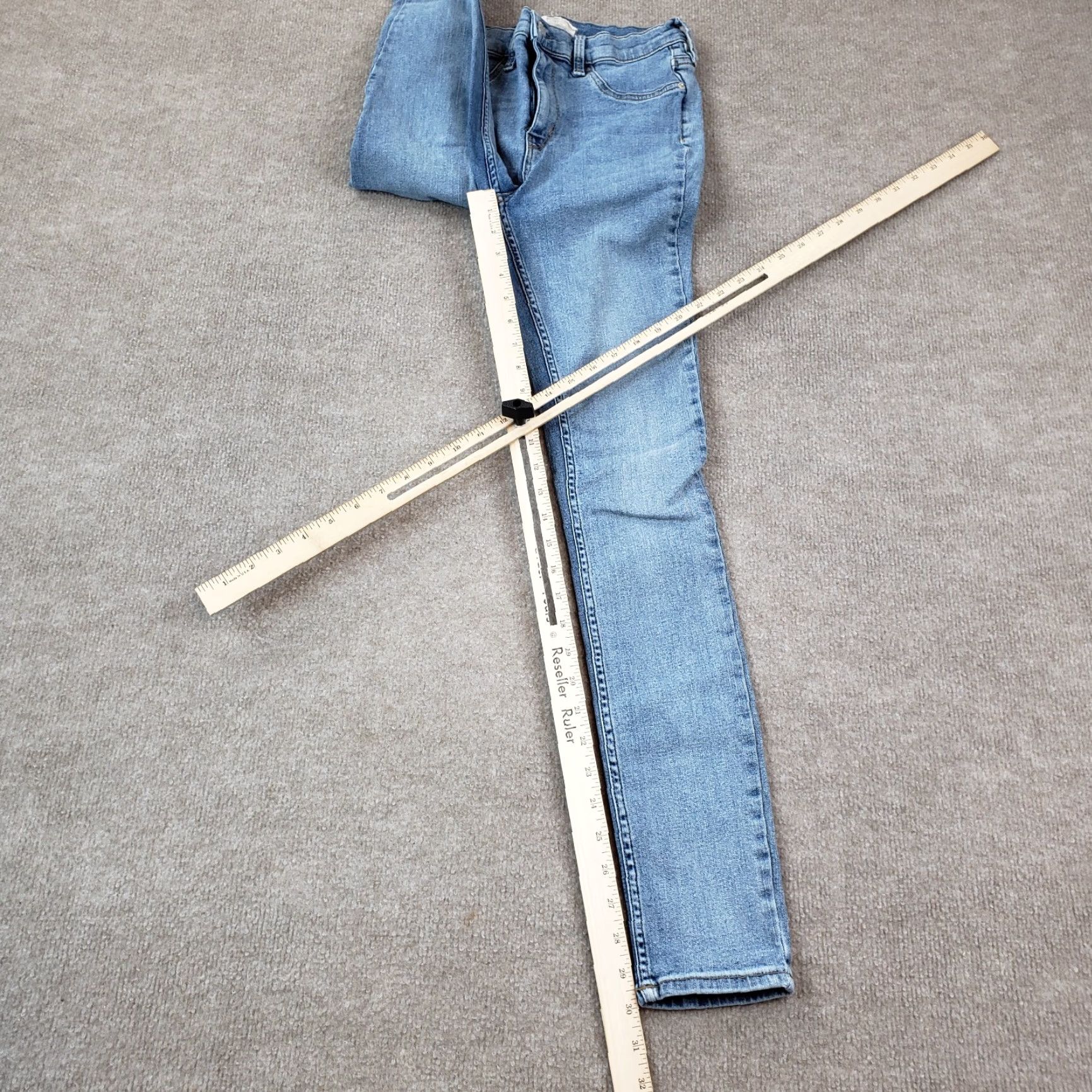 Free People Free People Jeans 26x30 Blue Denim Skinny Leg Stretch Casual Womens Jeans Mens? Size 26" / US 2 / IT 38 - 2 Thumbnail
