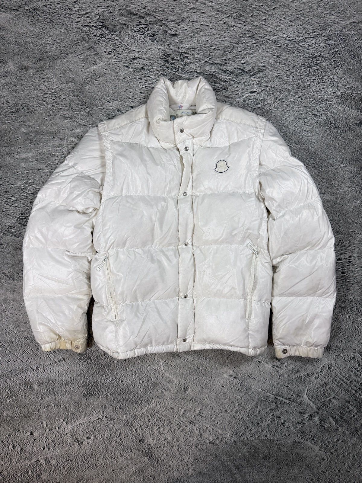 Moncler Moncler puffer jacket vest 80s detachable sleeves down Size US S / EU 44-46 / 1 - 1 Thumbnail