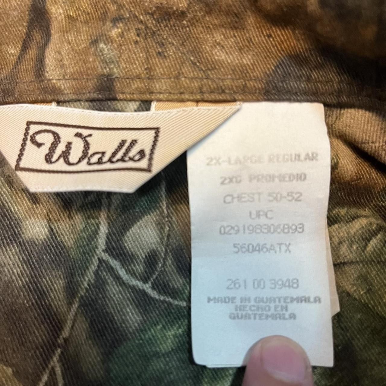 Walls Walls Real Tree Camo Pattern Long Sleeve Over Shirt Size US XXL / EU 58 / 5 - 2 Thumbnail